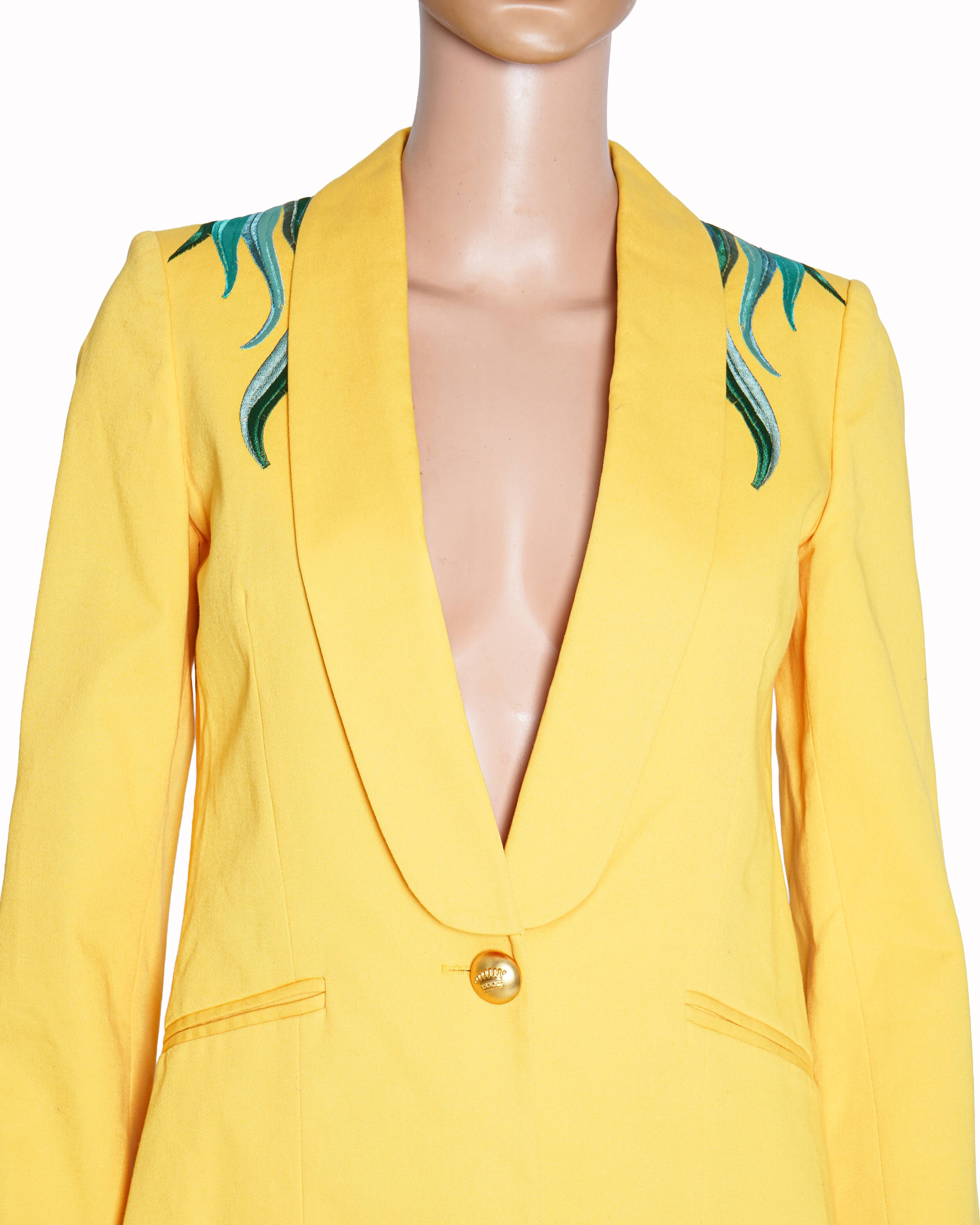 La Condesa Women's Blazer In Yellow