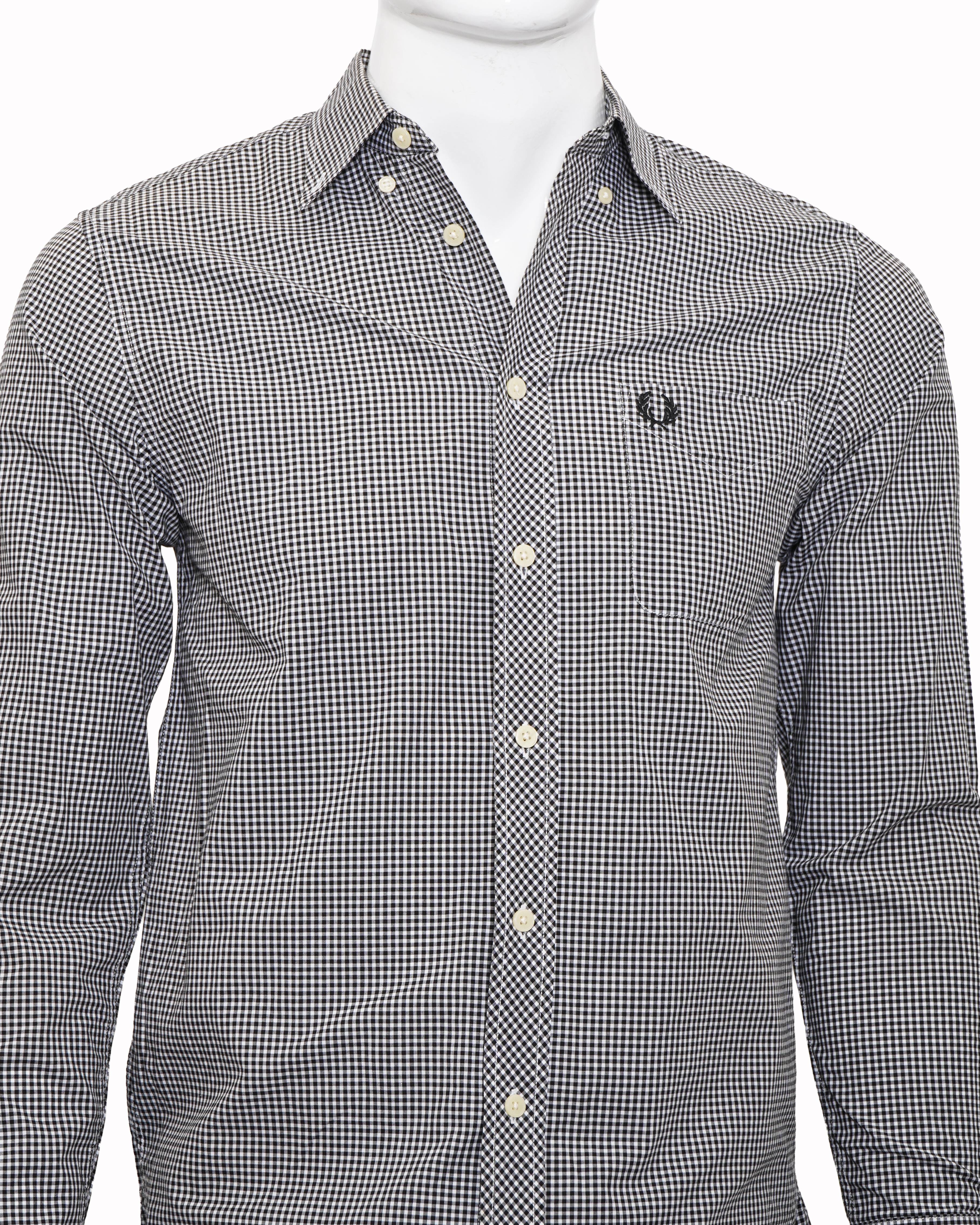 Fred Perry full sleeves checkered shirt