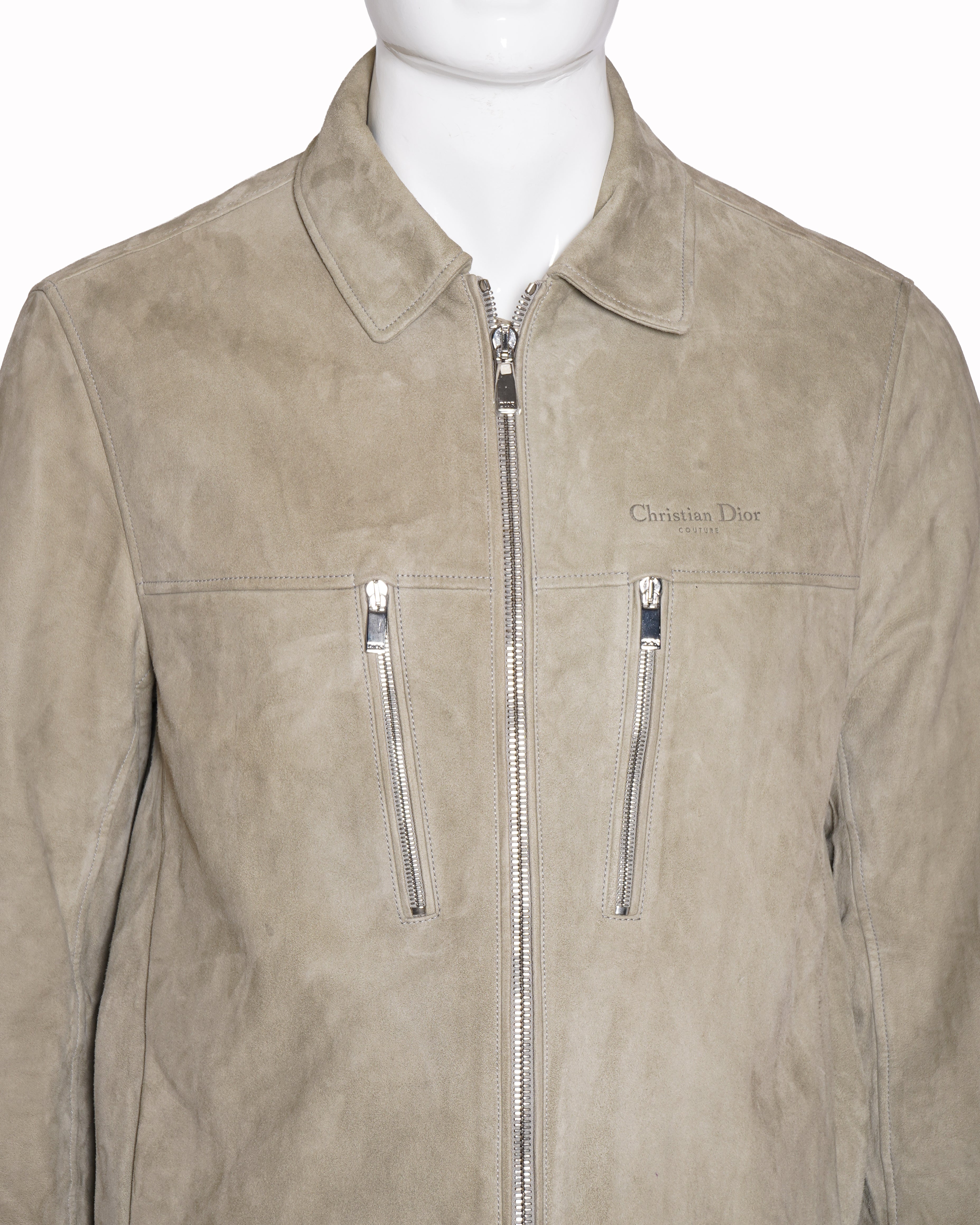 Christian dior suede lambskin jacket