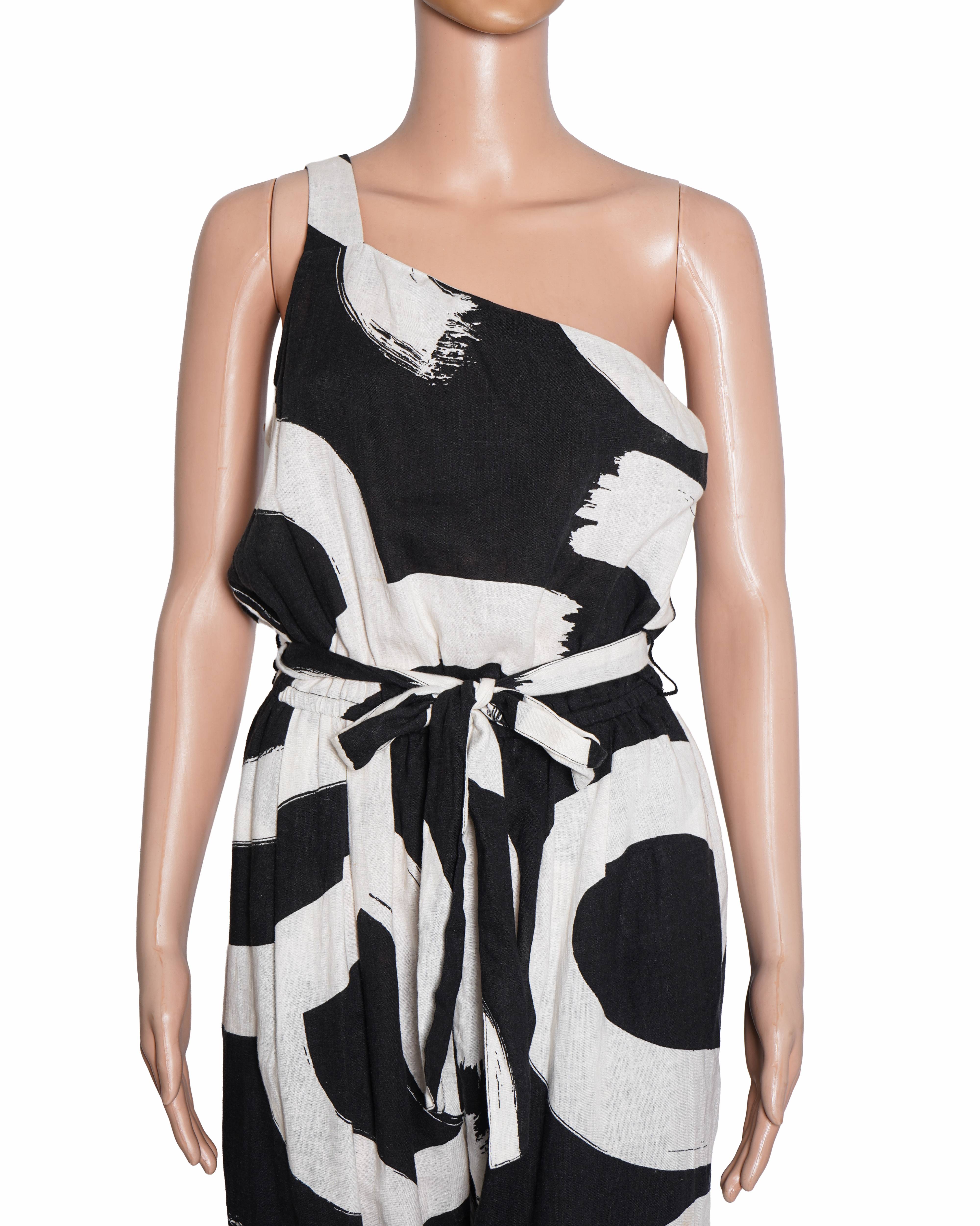 Anthropologie The Micah One-Shoulder Jumpsuit