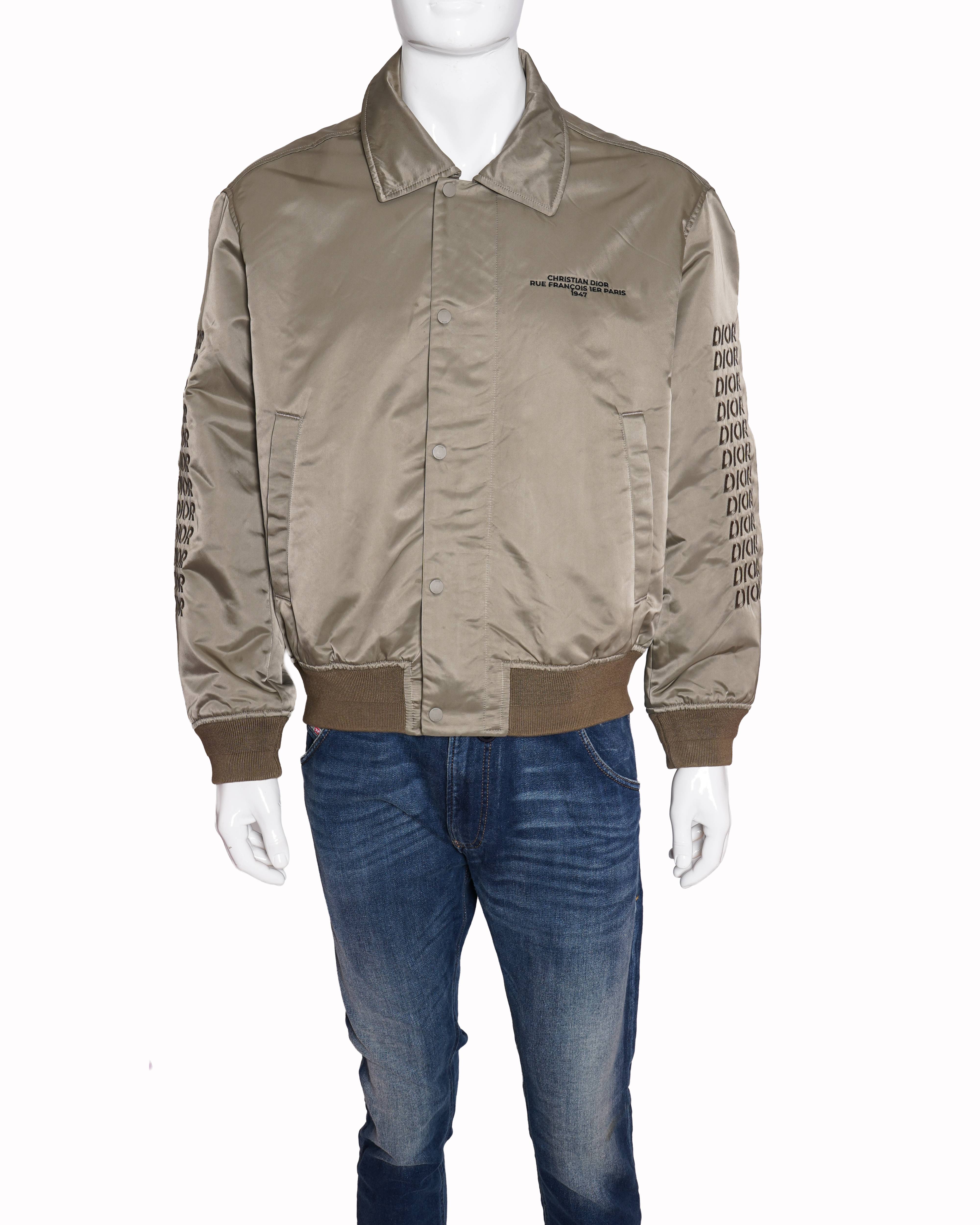Christian Dior stone island bomber jacket