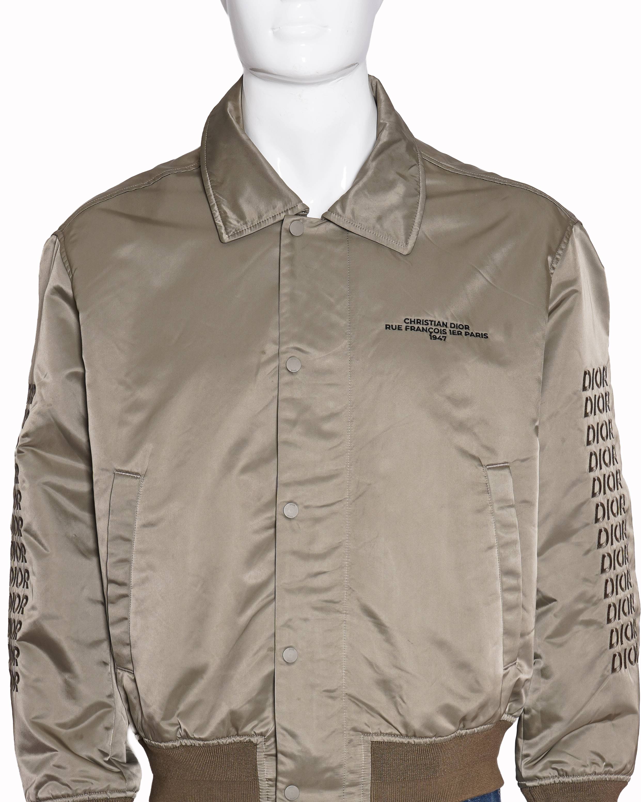 Christian Dior stone island bomber jacket