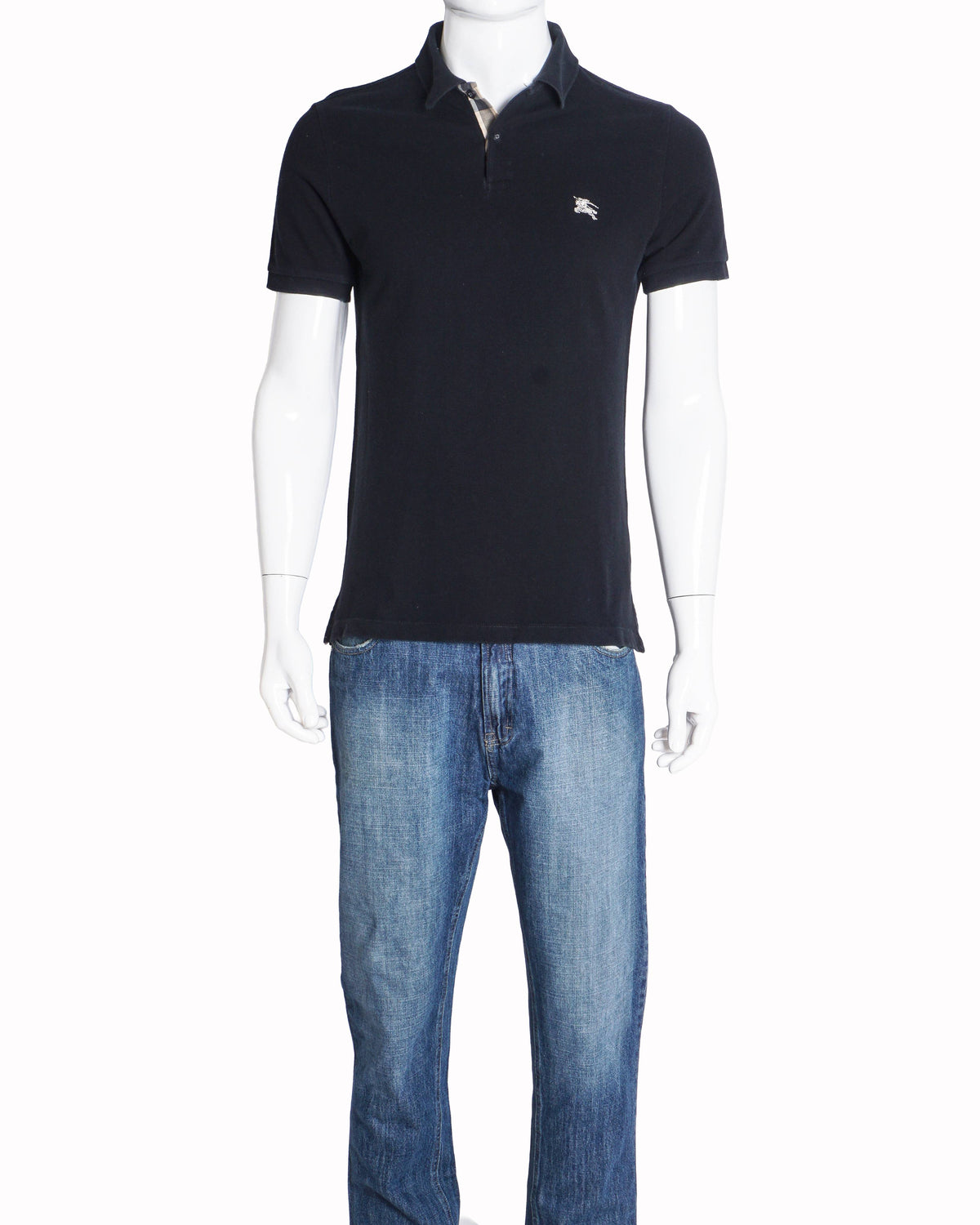 Burberry Vintage Black Polo T-Shirt