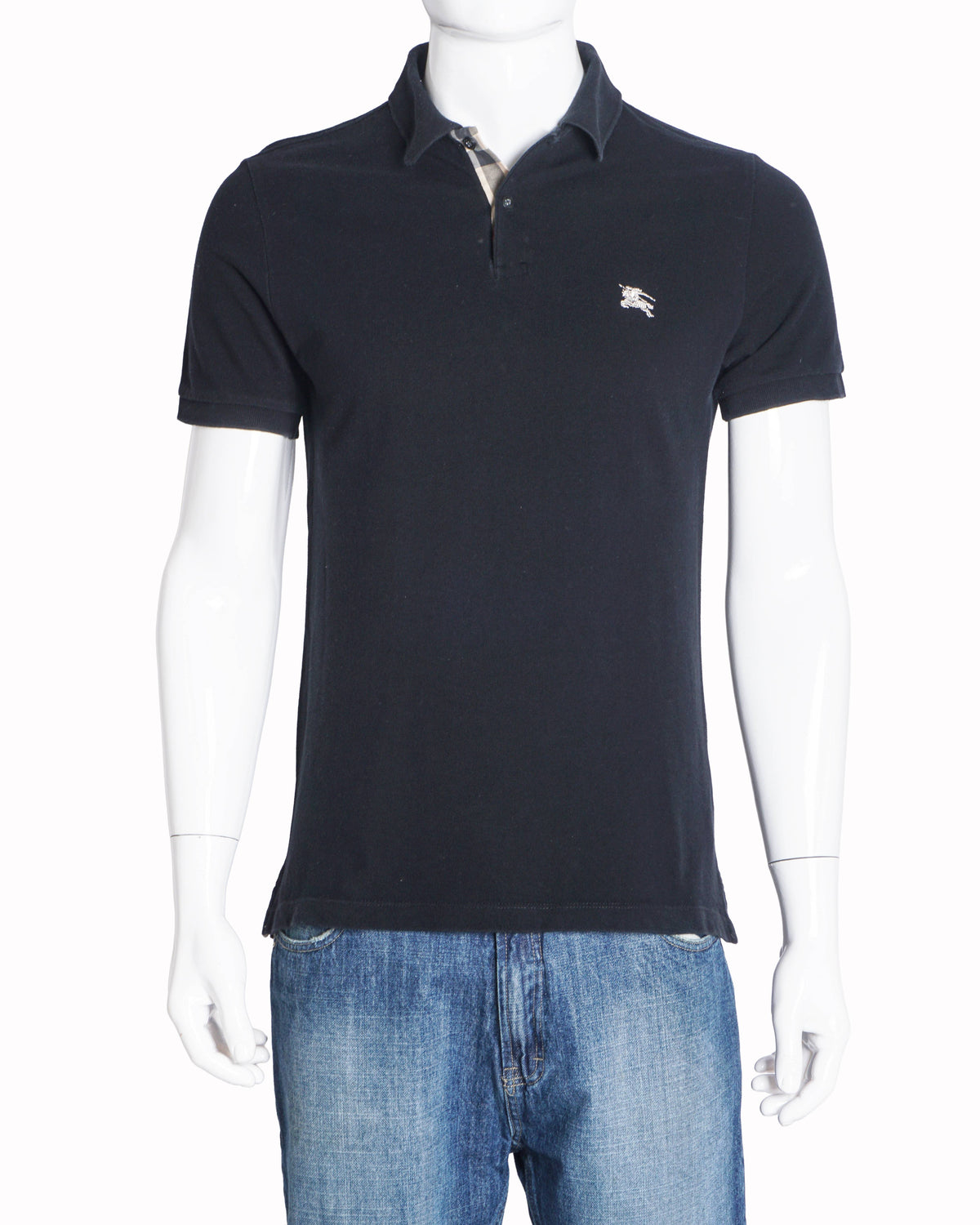 Burberry Vintage Black Polo T-Shirt