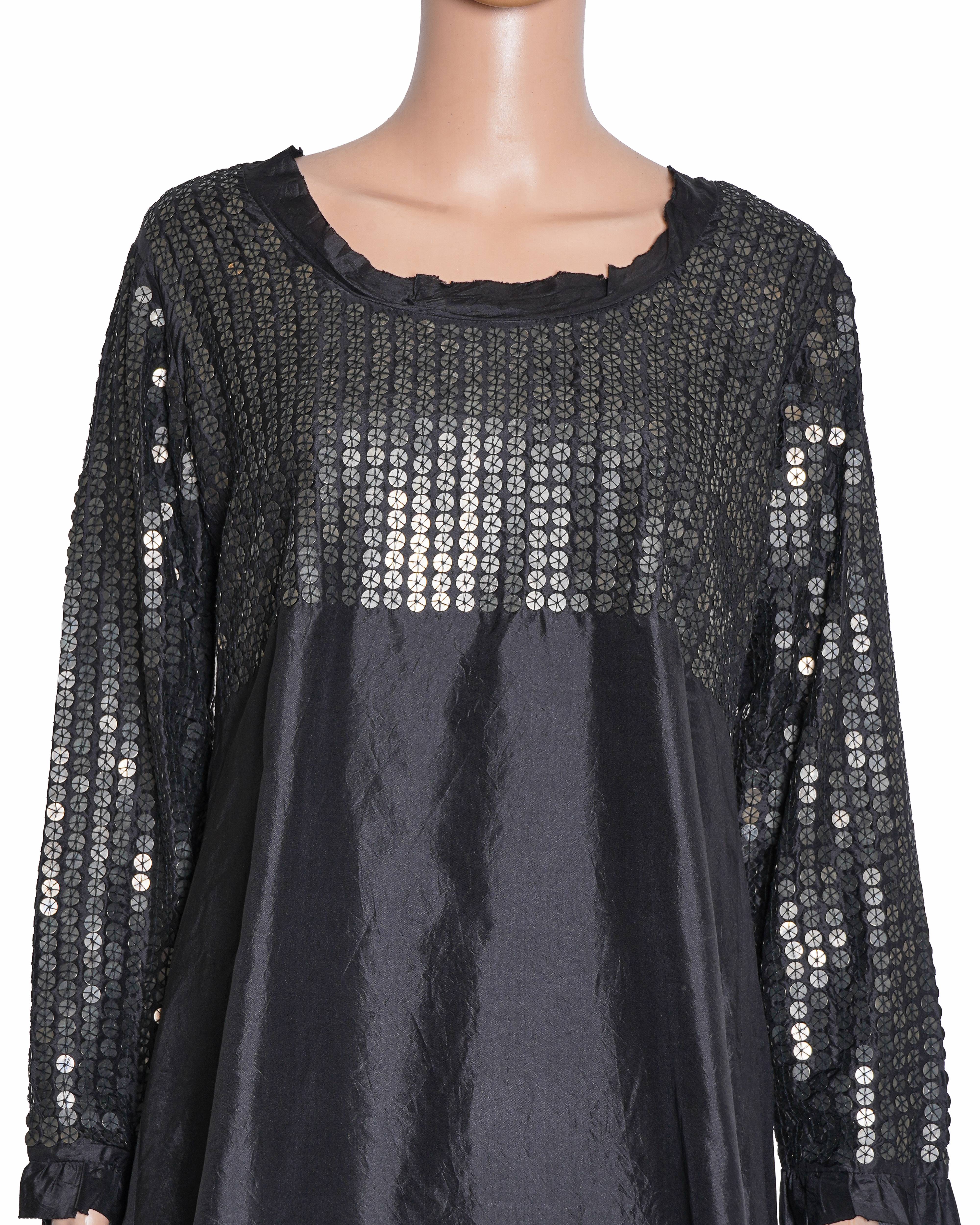 Abraham & Thakore Sequin-Embellished Silk Dress