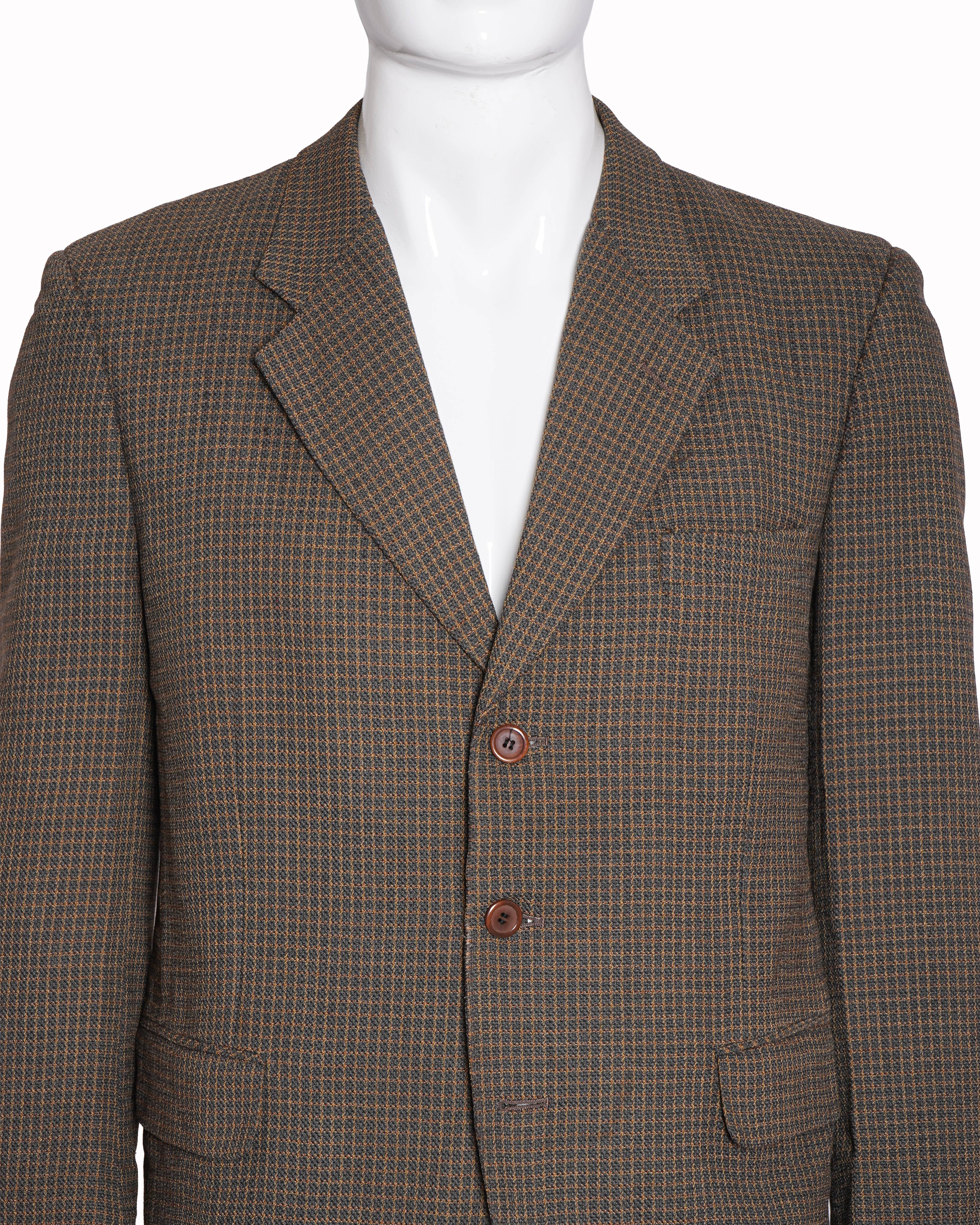 Saint Laurent checkered blazer