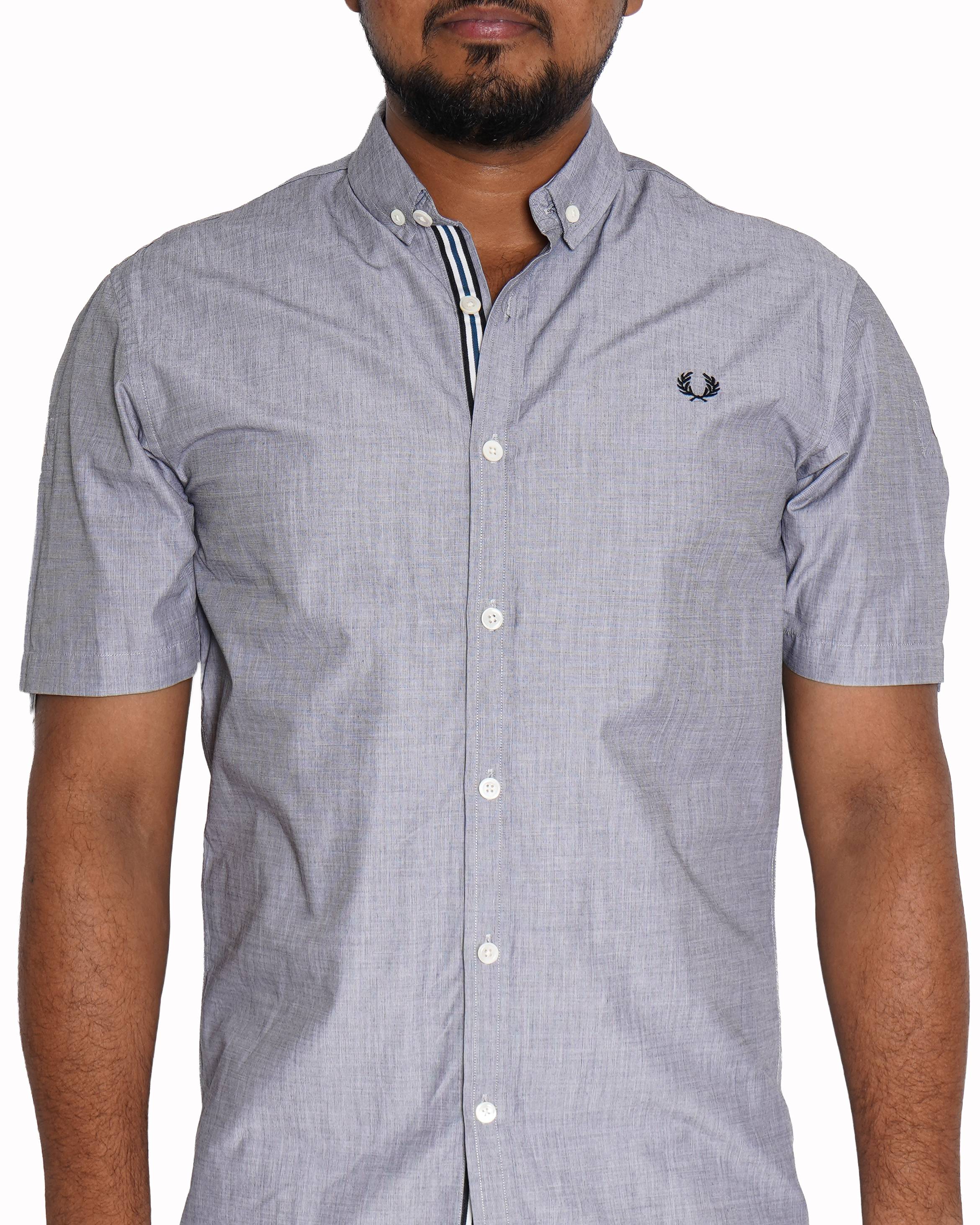 Fred Perry Grey Half sleevs shirt