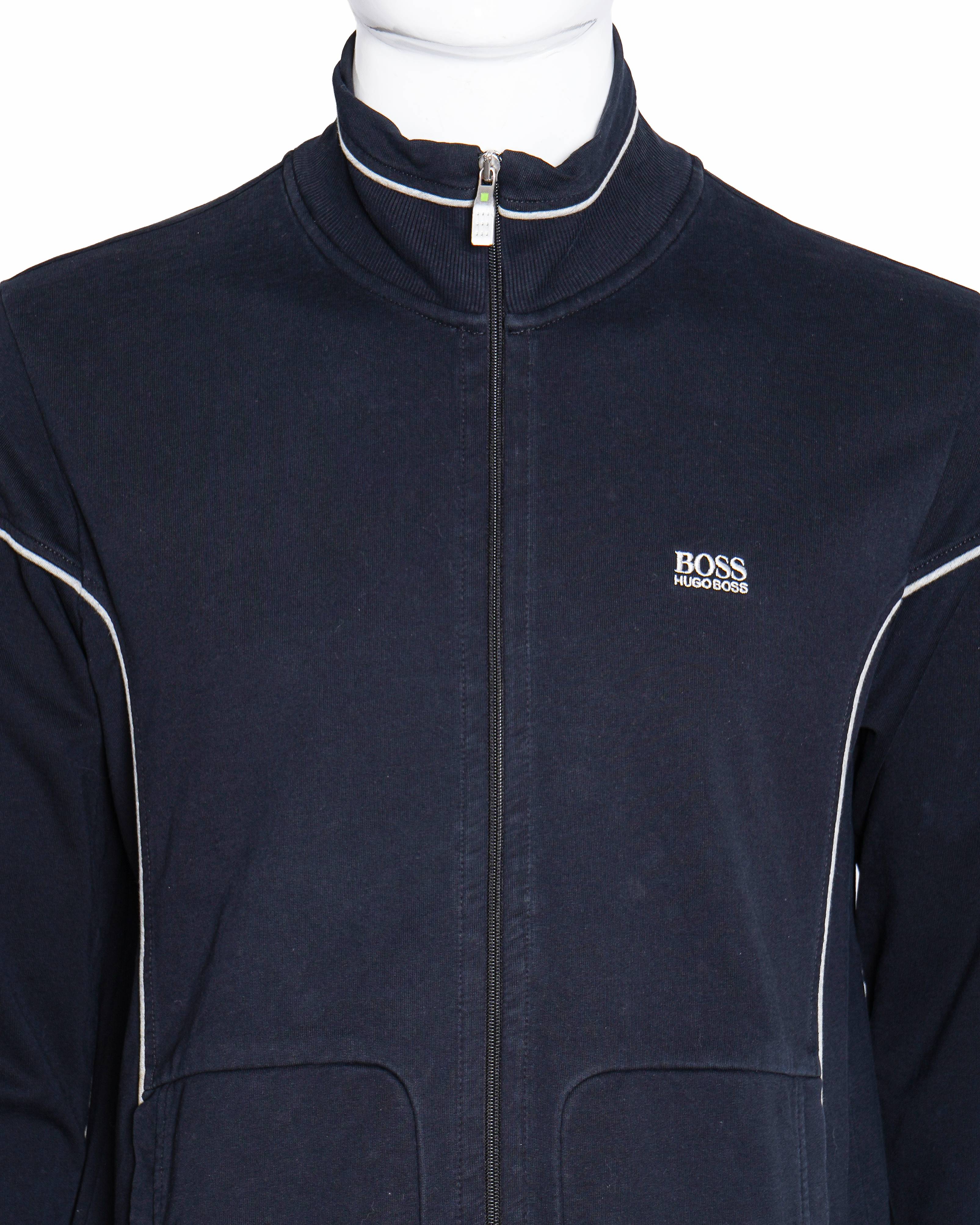 Boss by Hugo Boss Men’s Full-Zip Black Track Jacket
