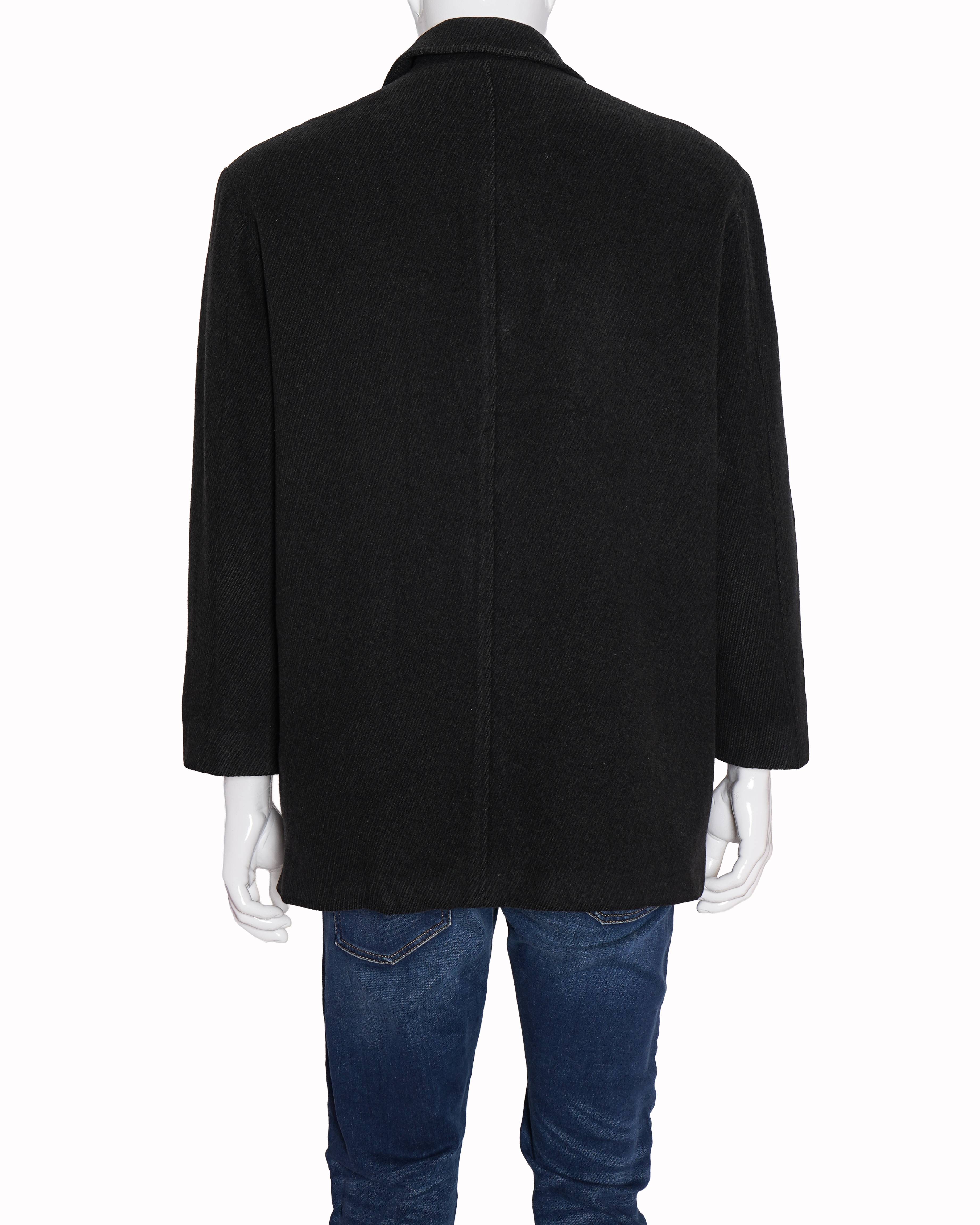 Saint Laurent Grey Lapel Jacket