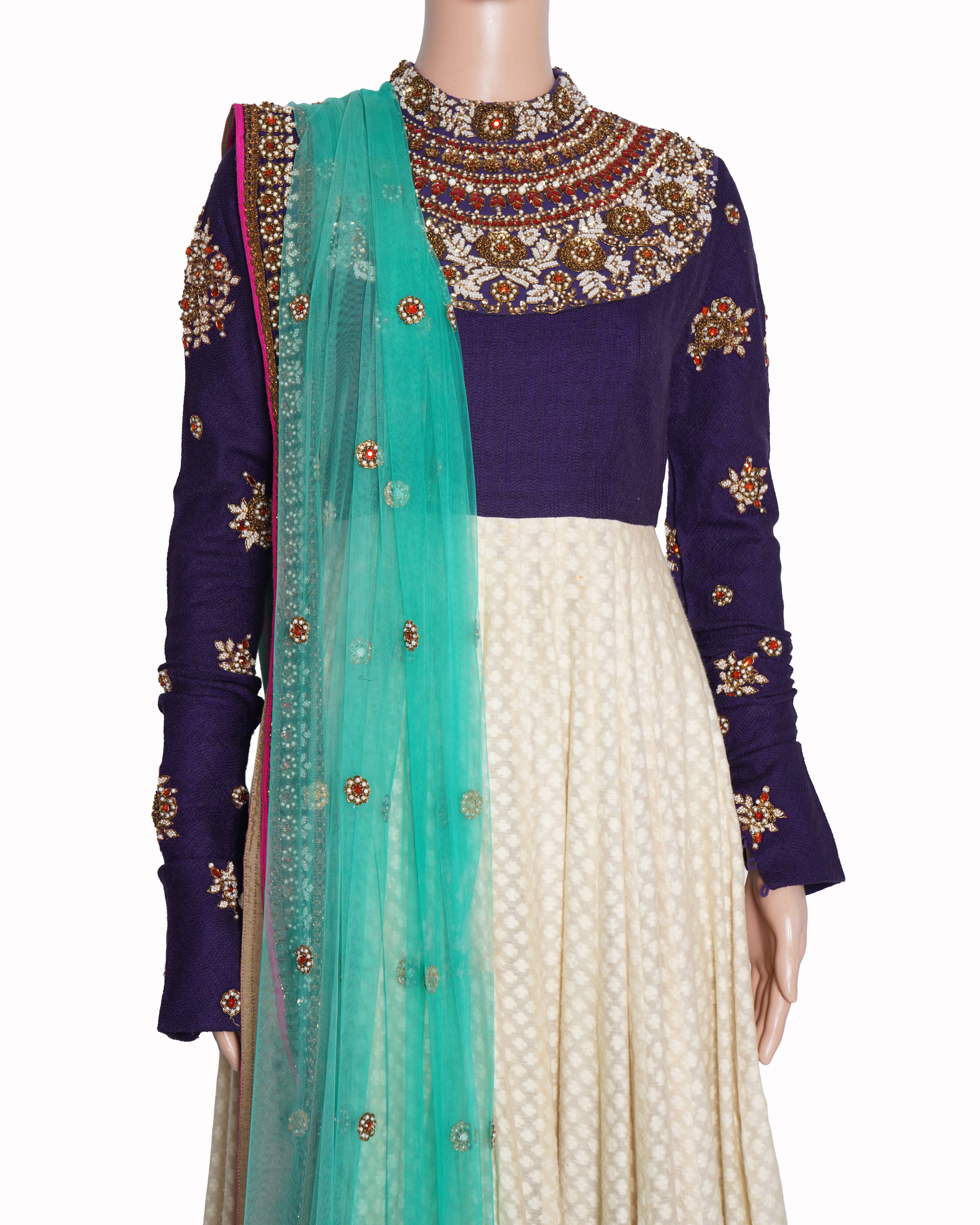Sabyasachi Anarkali Suit Set of 3