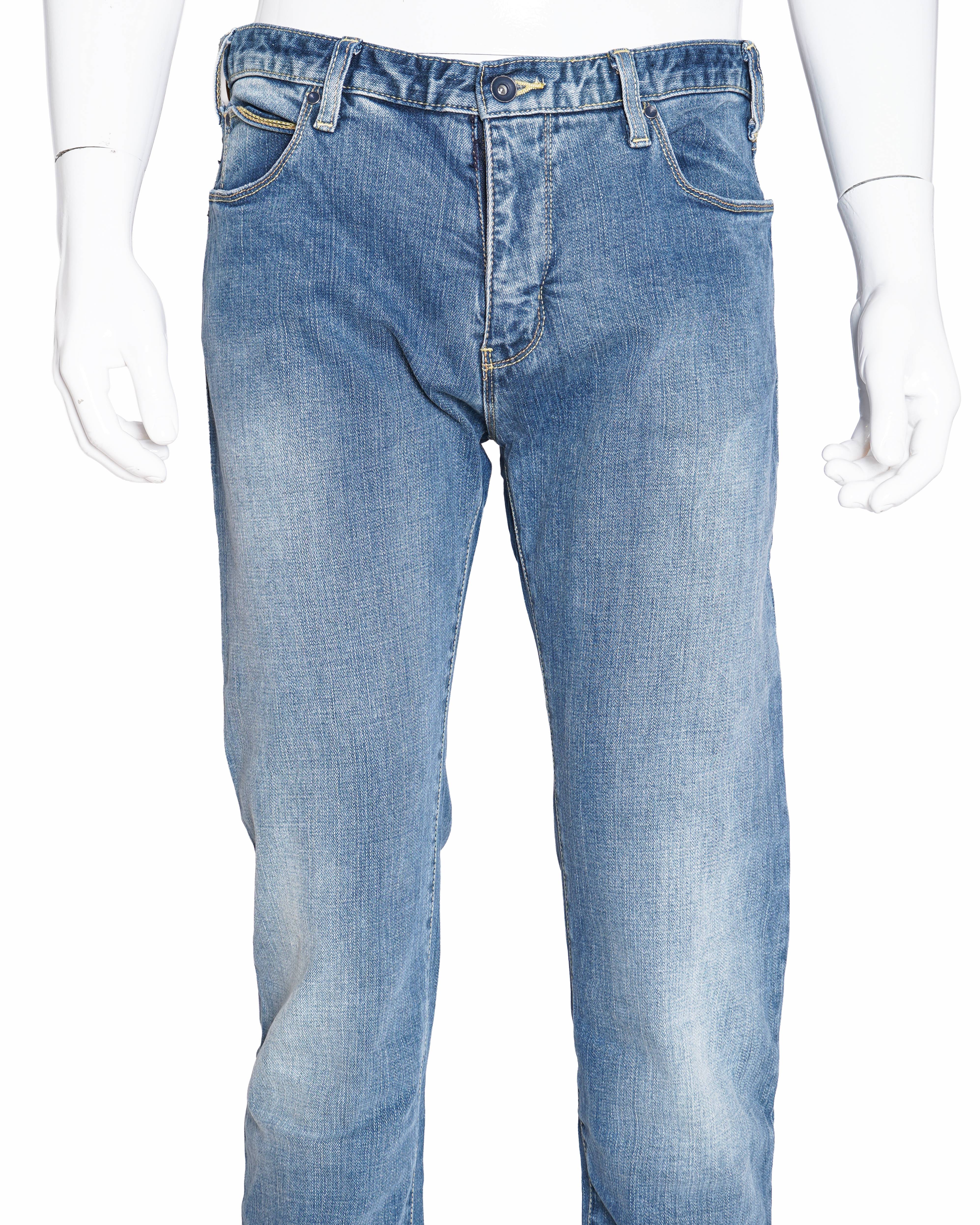 Giorgio Armani Jeans Regular-Fit Blue Denims