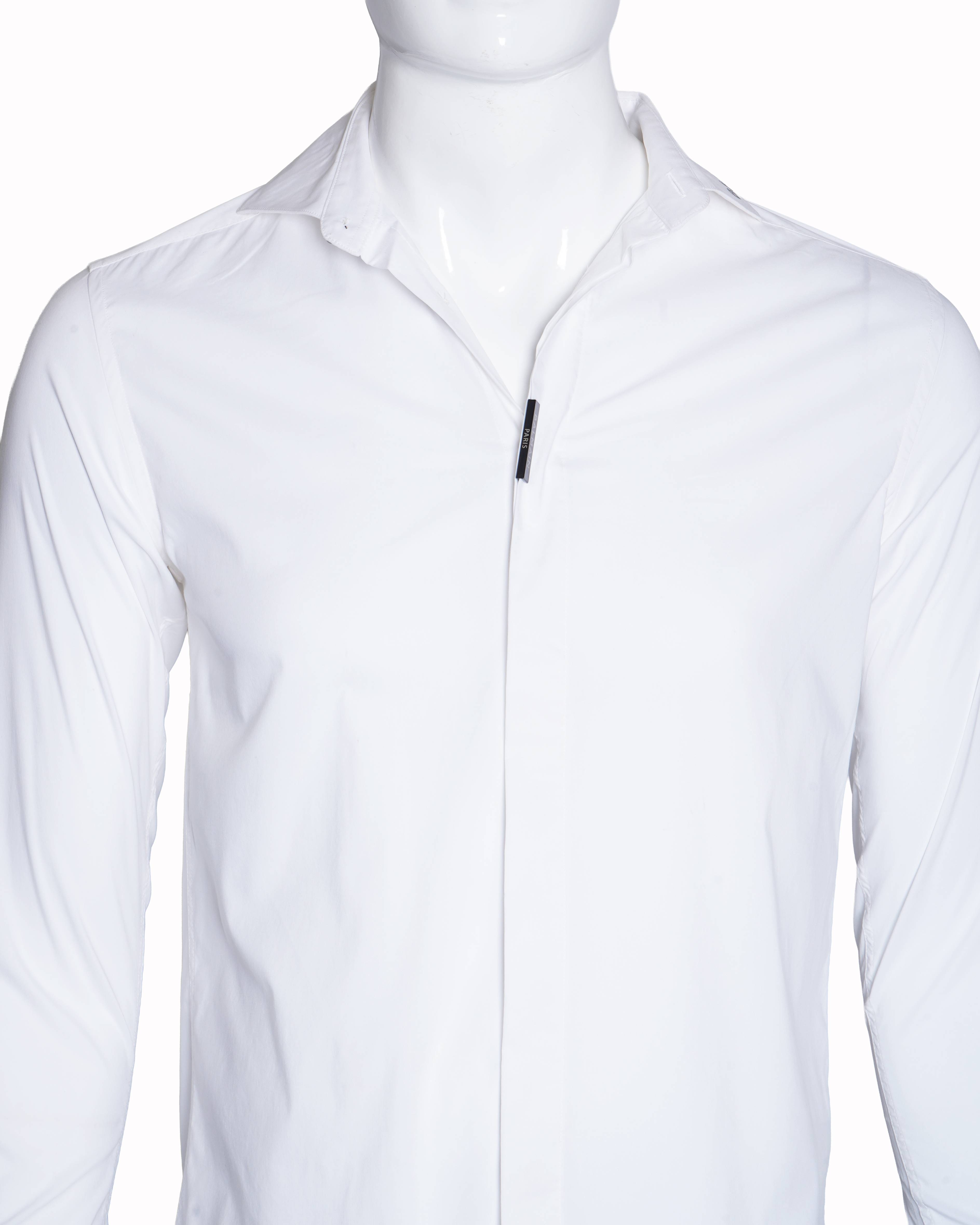 Balmain Men's Button Down Shirt In White