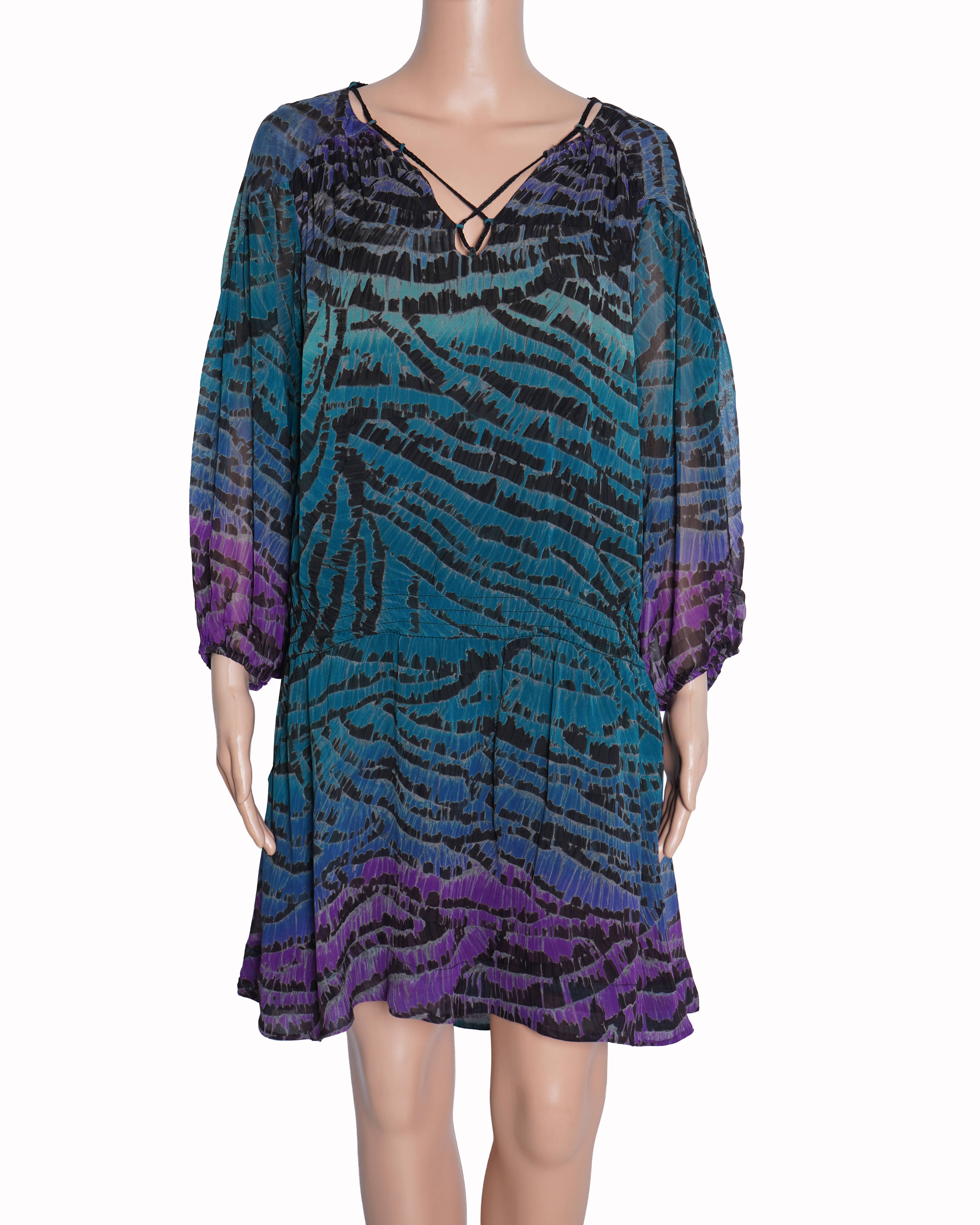 Diane Von Furstenberg Multicolour Printed Mini Dress