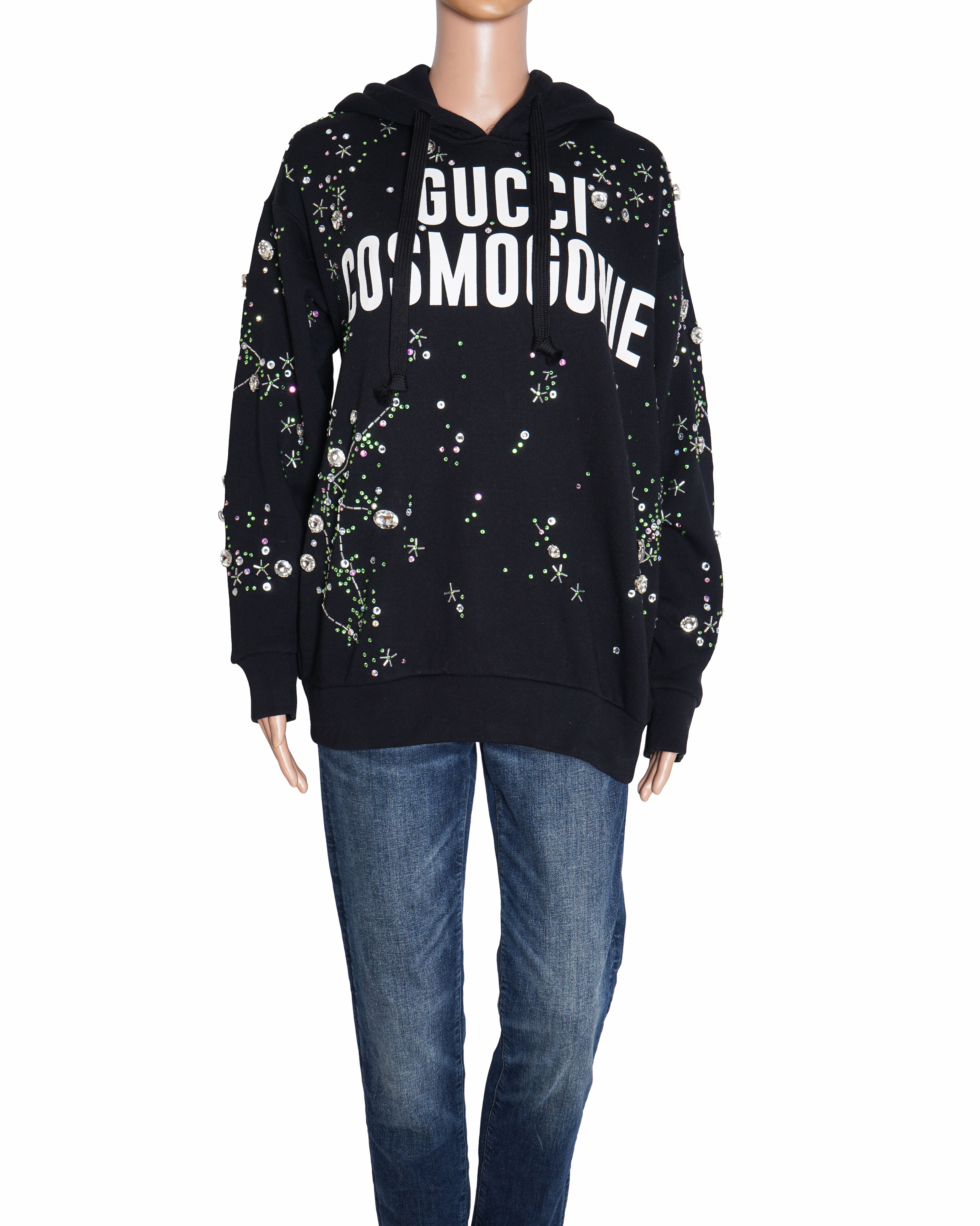 Gucci Cosmogonie Hoodie in Felted Cotton Jersey