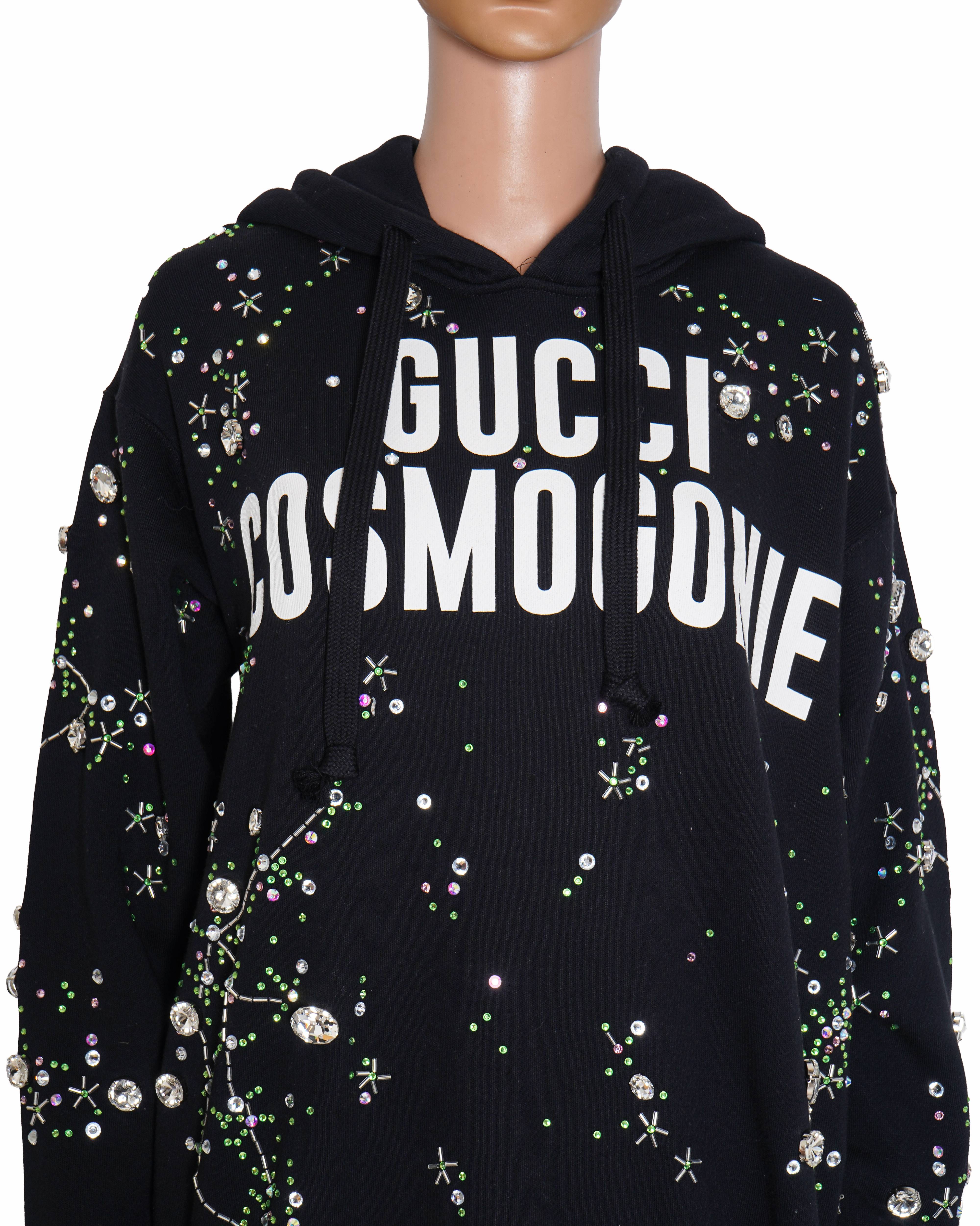 Gucci Cosmogonie Hoodie in Felted Cotton Jersey