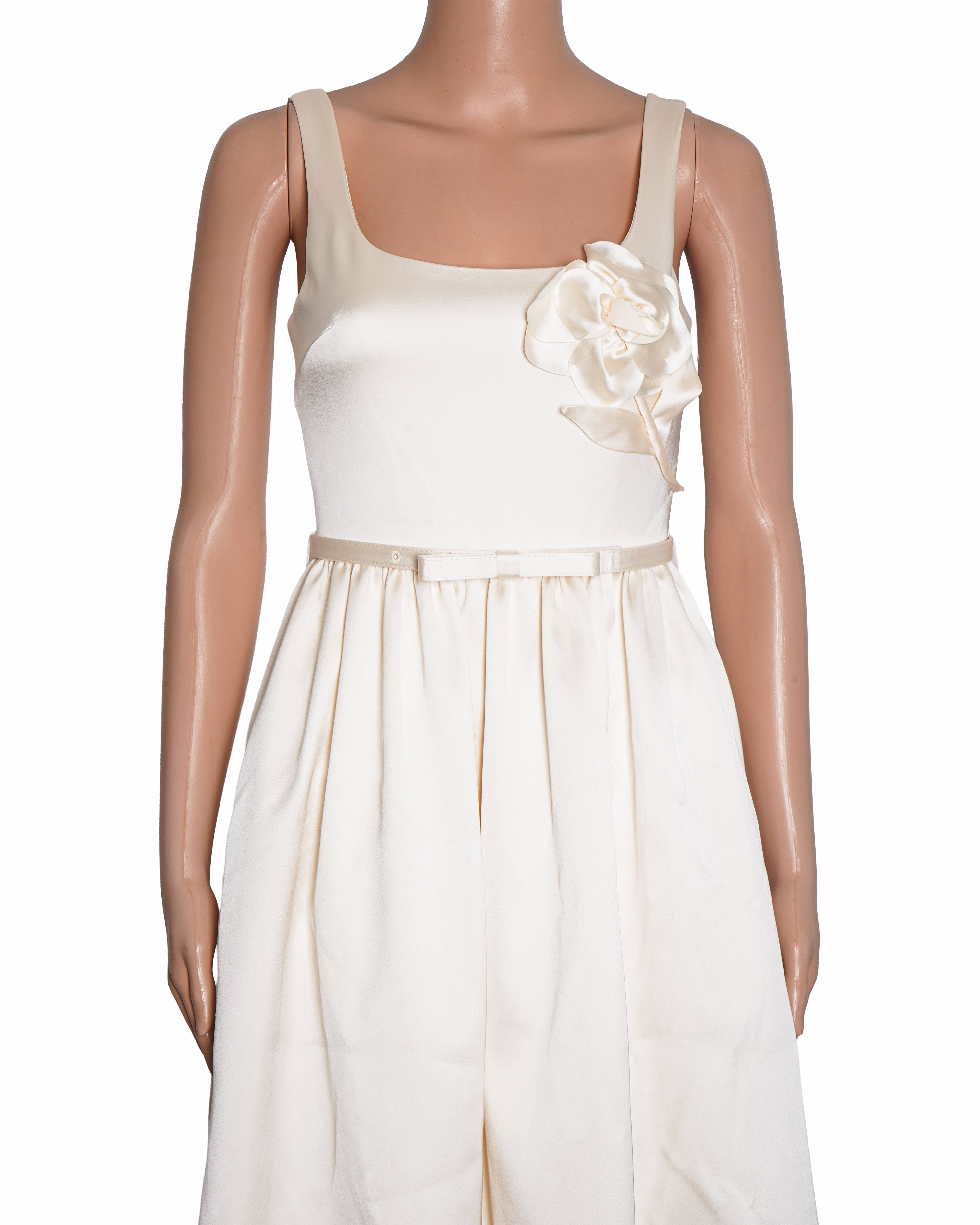 Self-Portrait Satin Sleeveless Dress