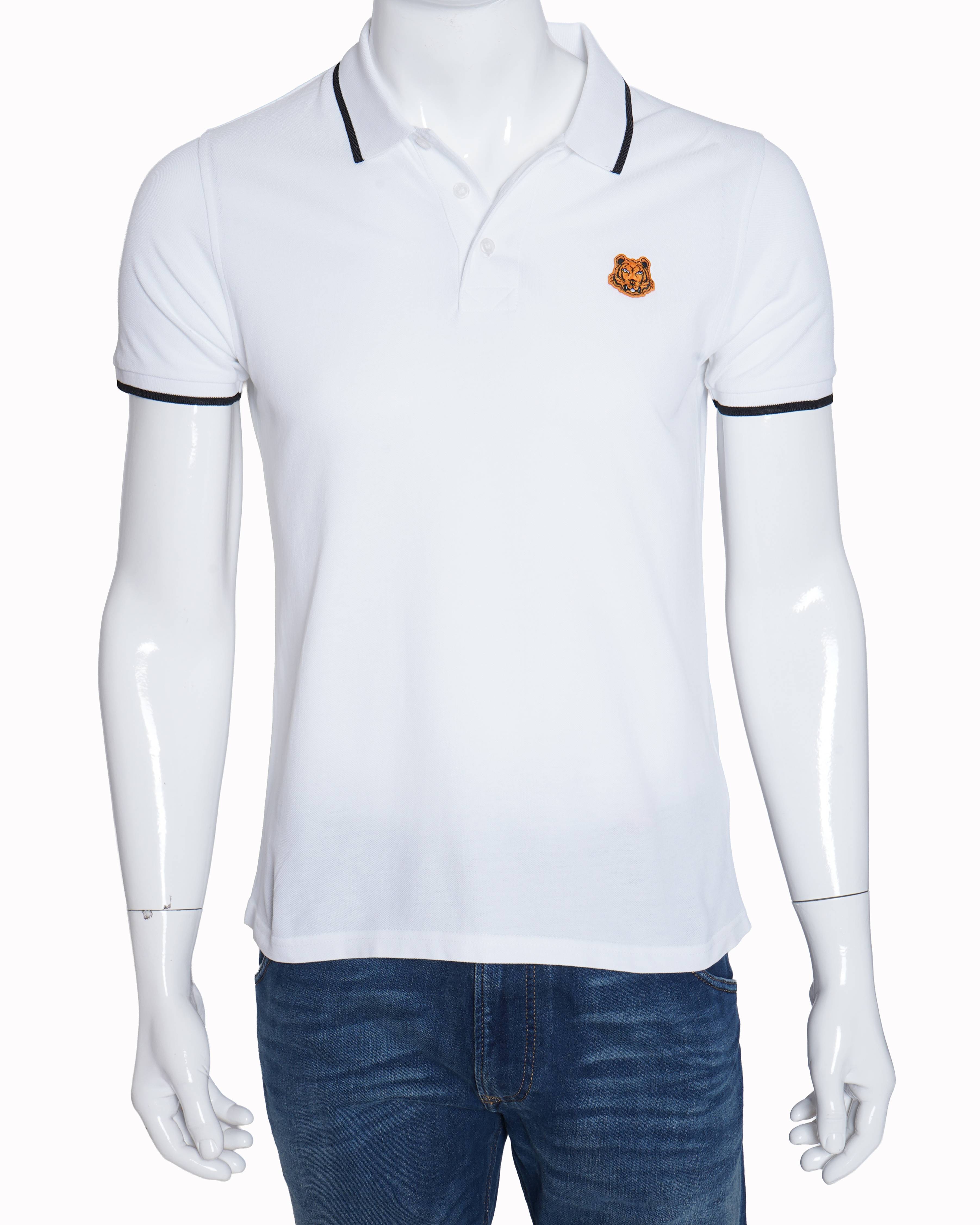 Kenzo white polo tshirt for men