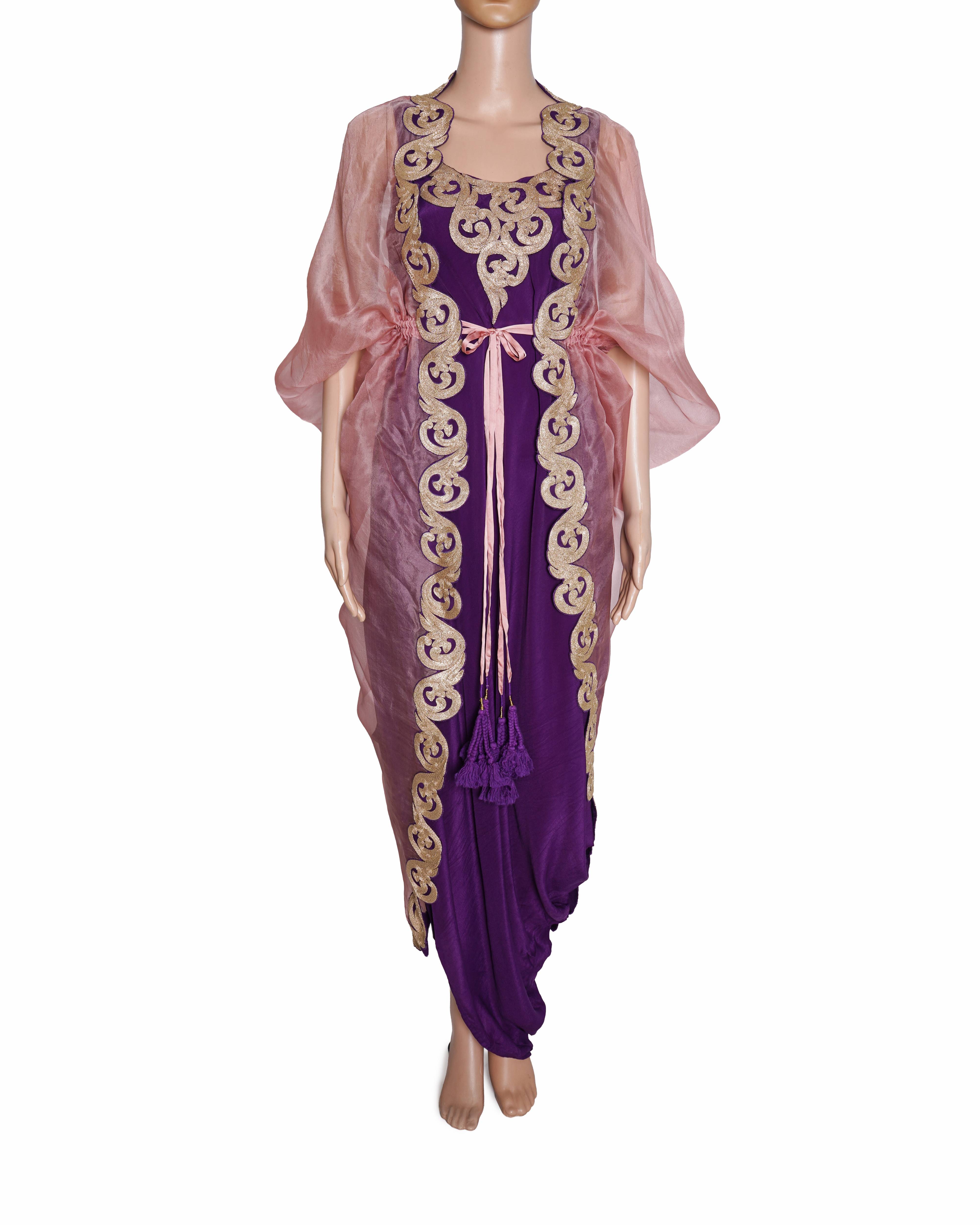 Nupur Kanoi Elegant Cape and tunic Dress set of 2