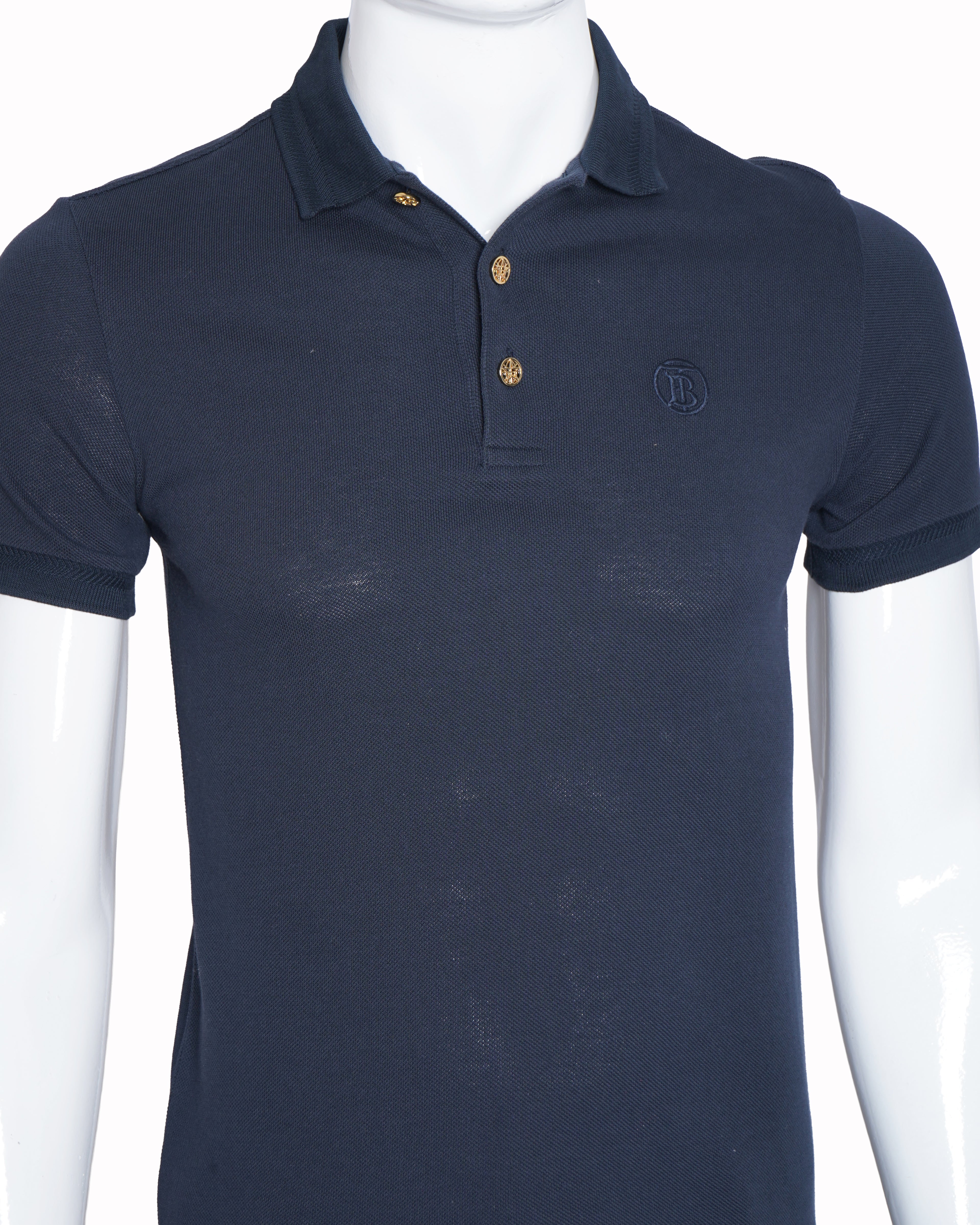 Buerberry dark blue polo T shirt