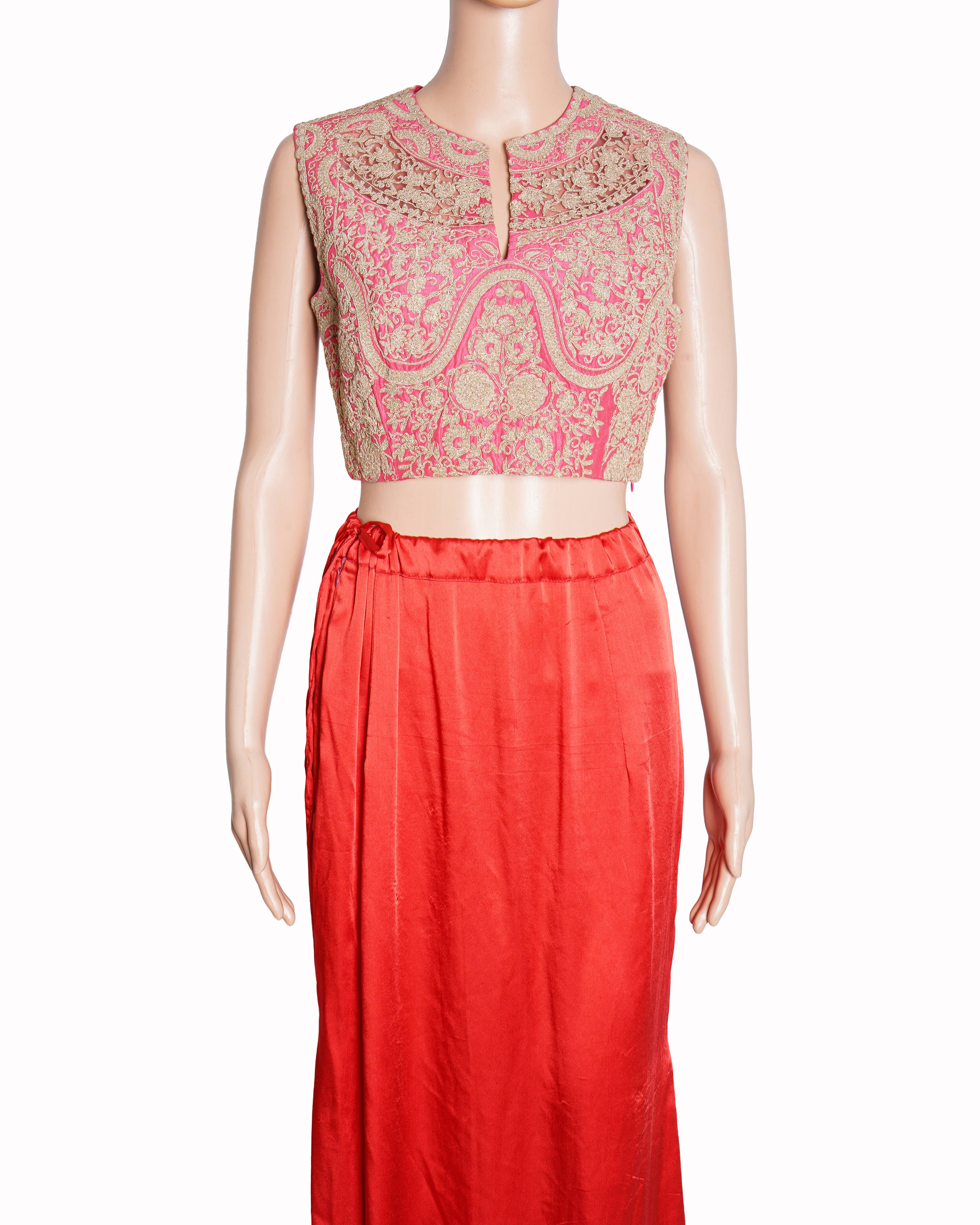 Pankaj & Nidhi Blouse In Pink