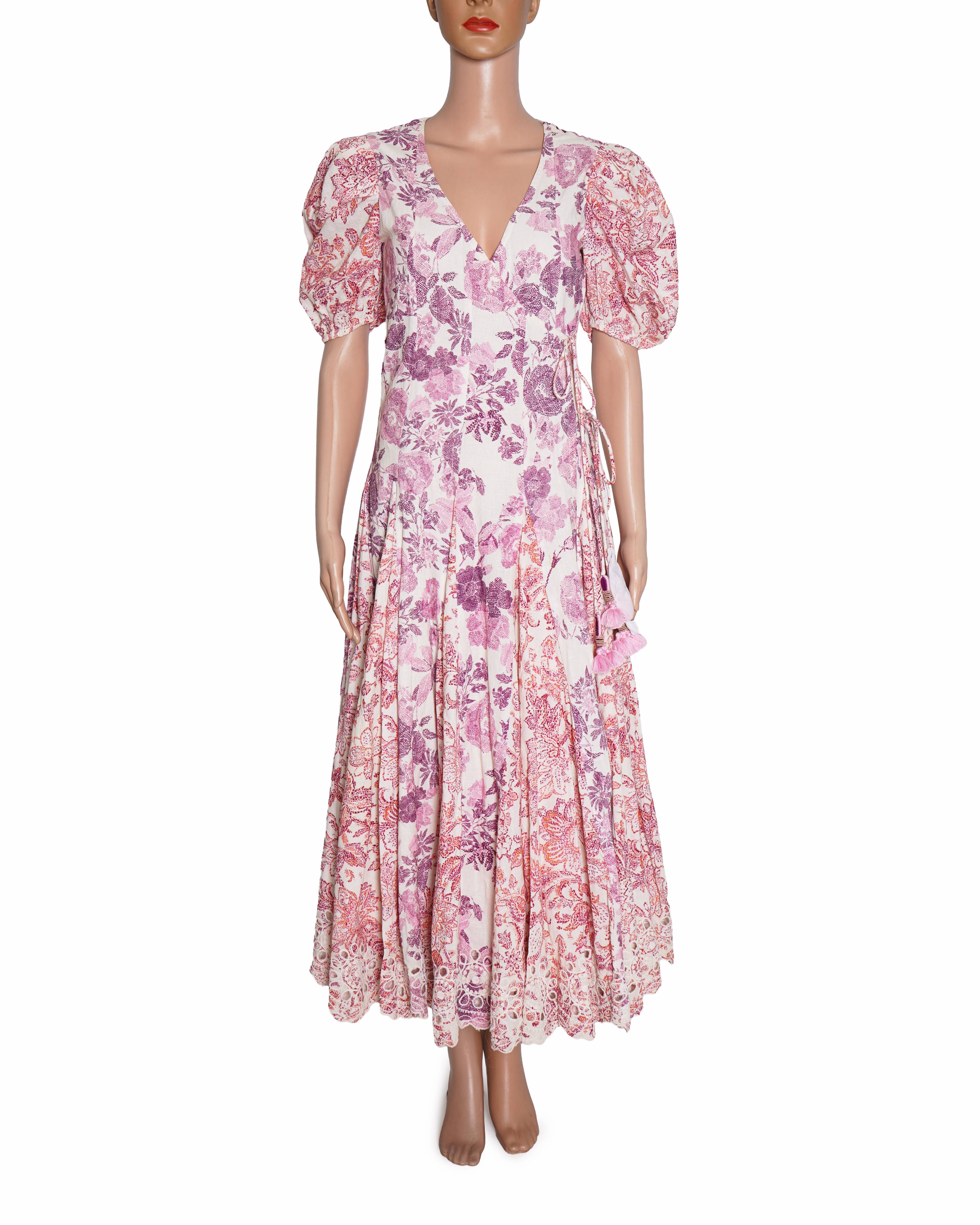 Hemant & Nandita Midi Wrap Dress