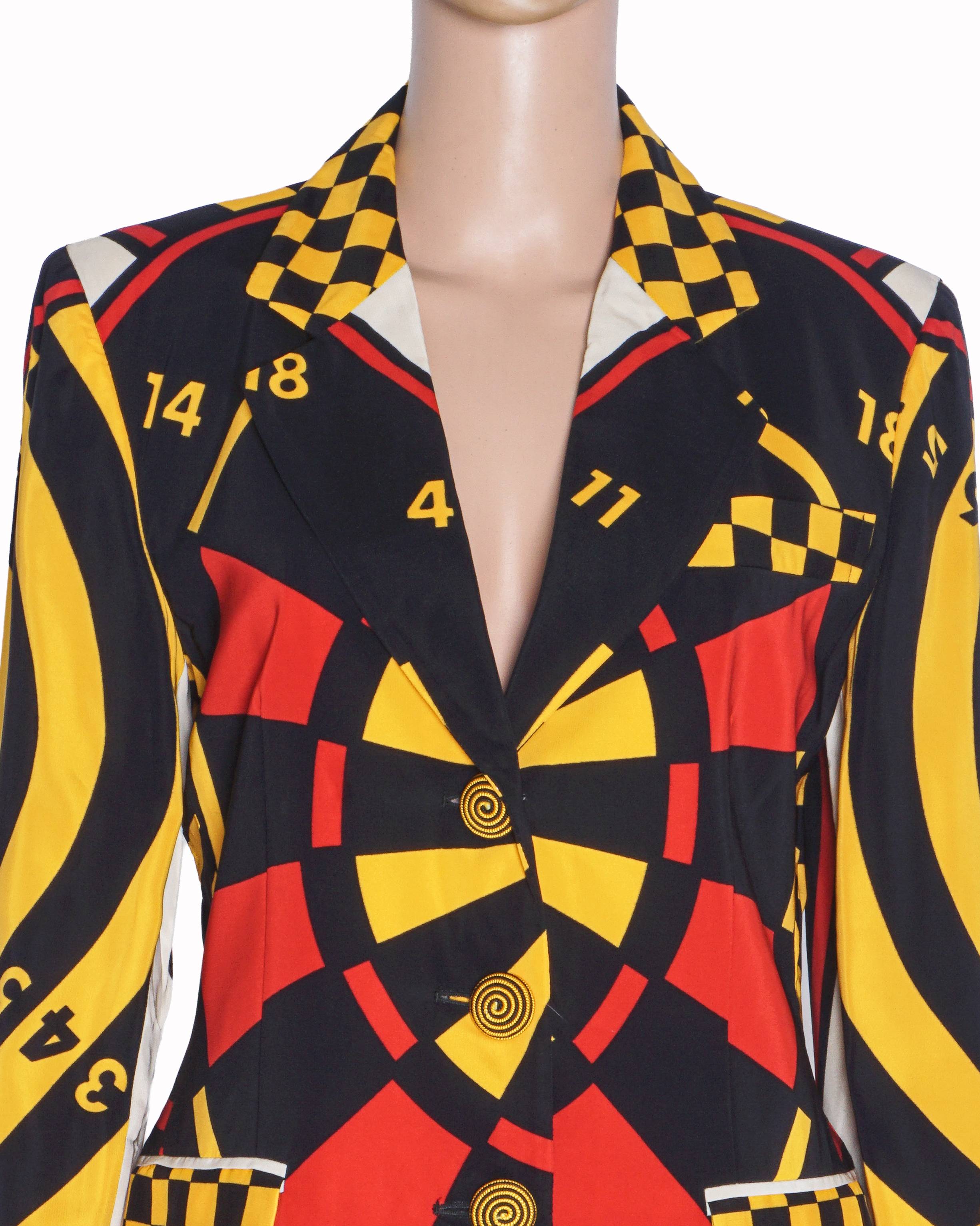 Moschino Cheap and Chic Vintage 1990's Blazer And Skirt Set
