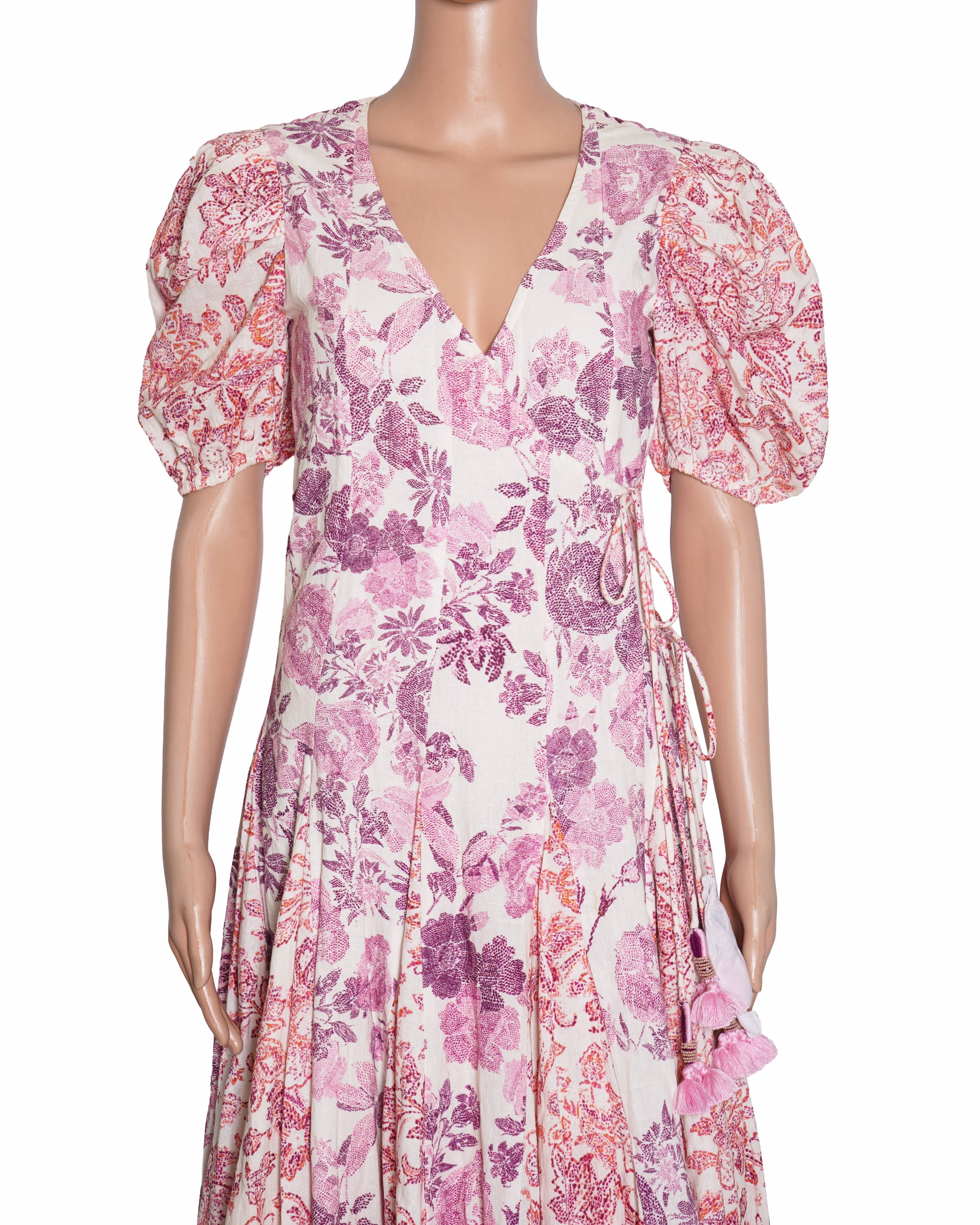 Hemant & Nandita Midi Wrap Dress