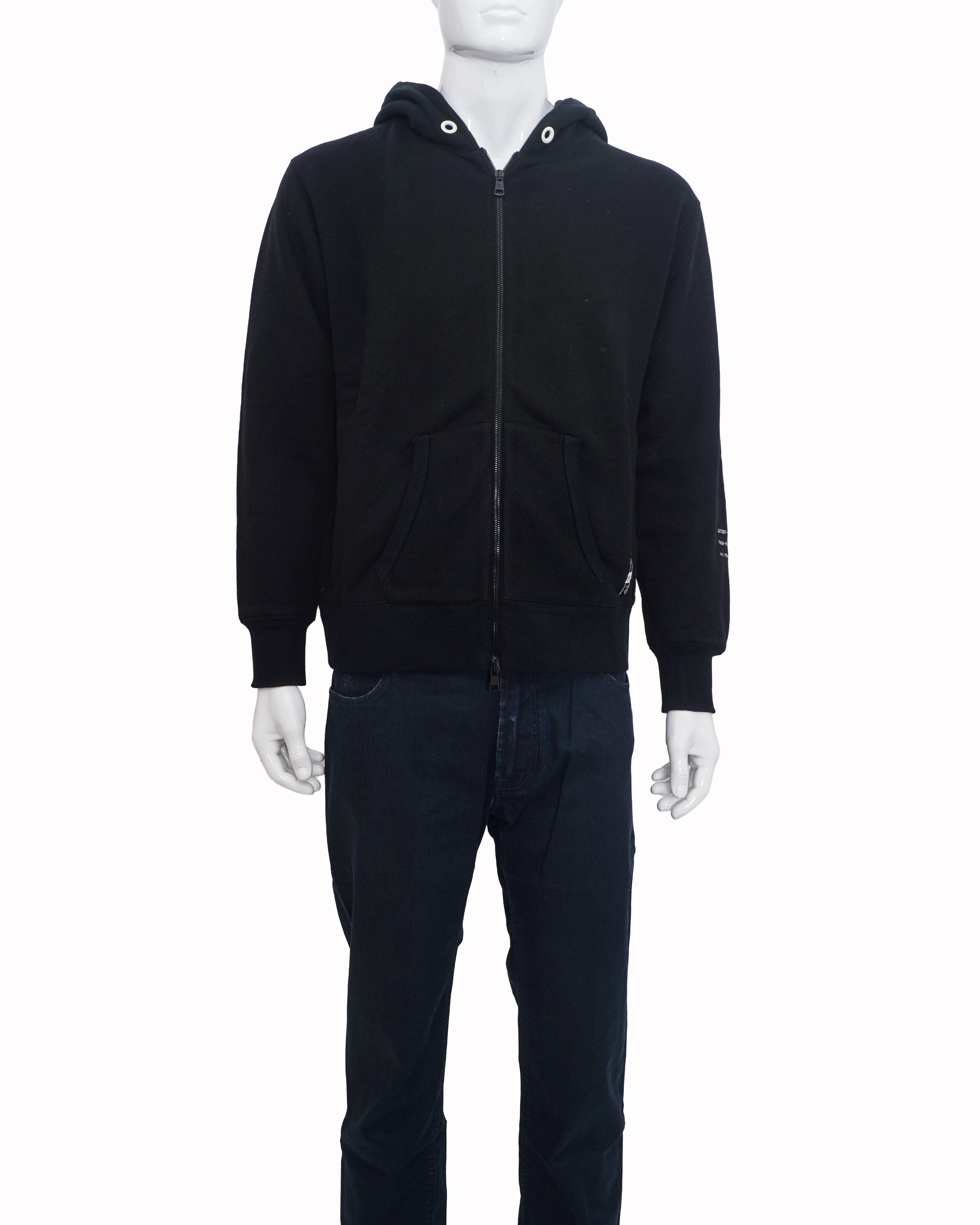 Moncler - 7 Moncler Fragment Shell-Panelled Loopback Cotton-Jersey Zip-Up Hoodie