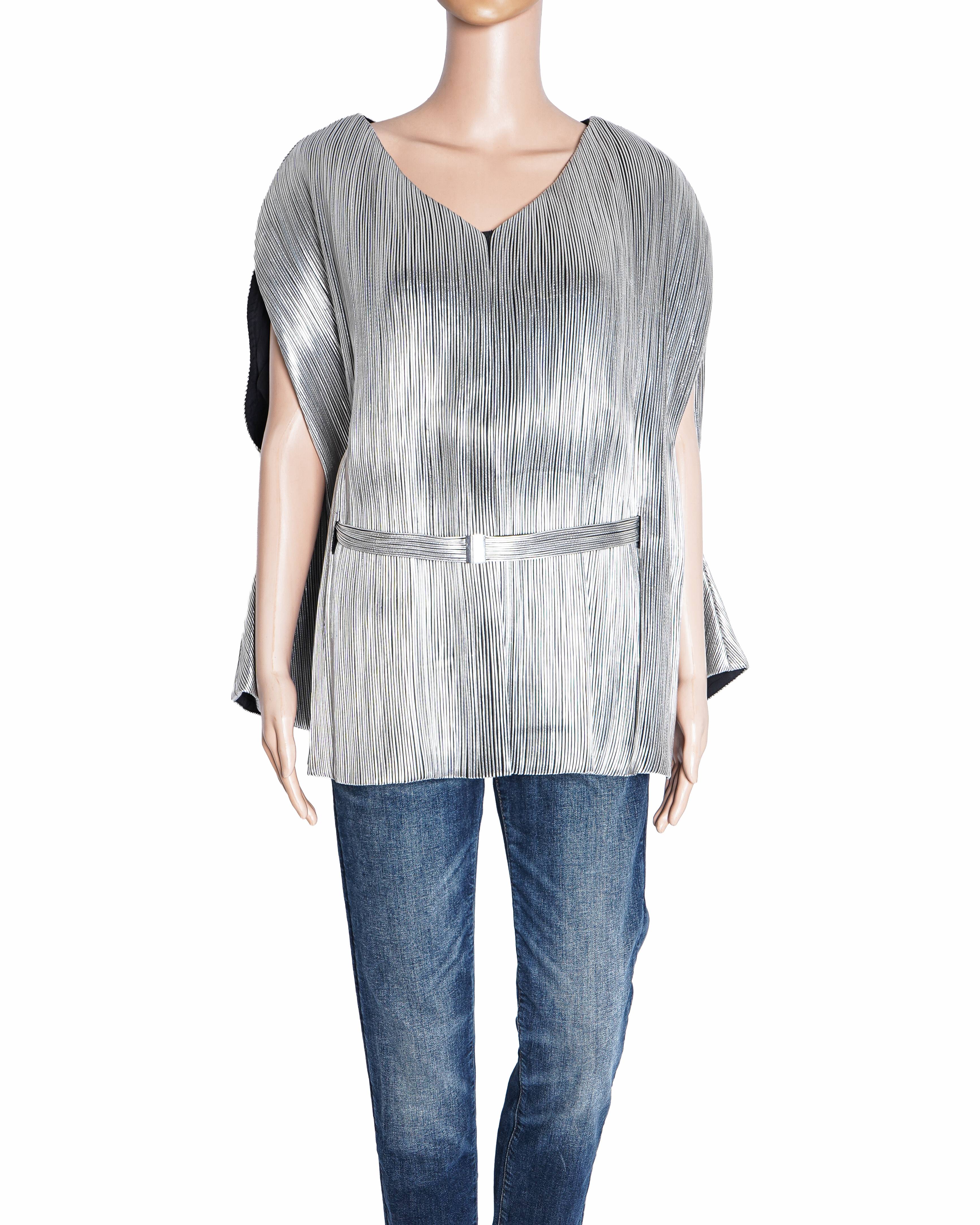 RimZim Dadu Metallic Cord Draped Cape