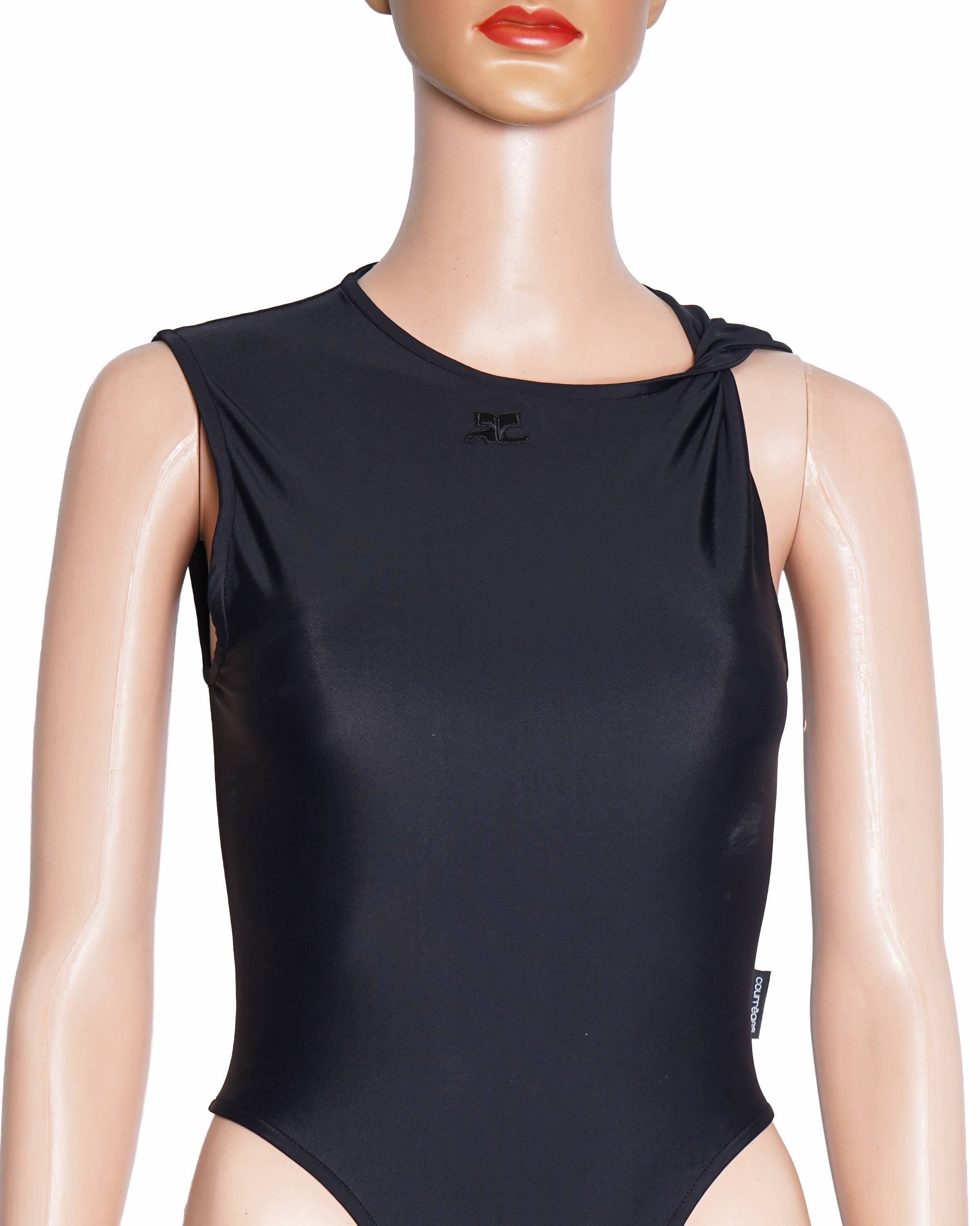 Courrēges Bodysuit In Black