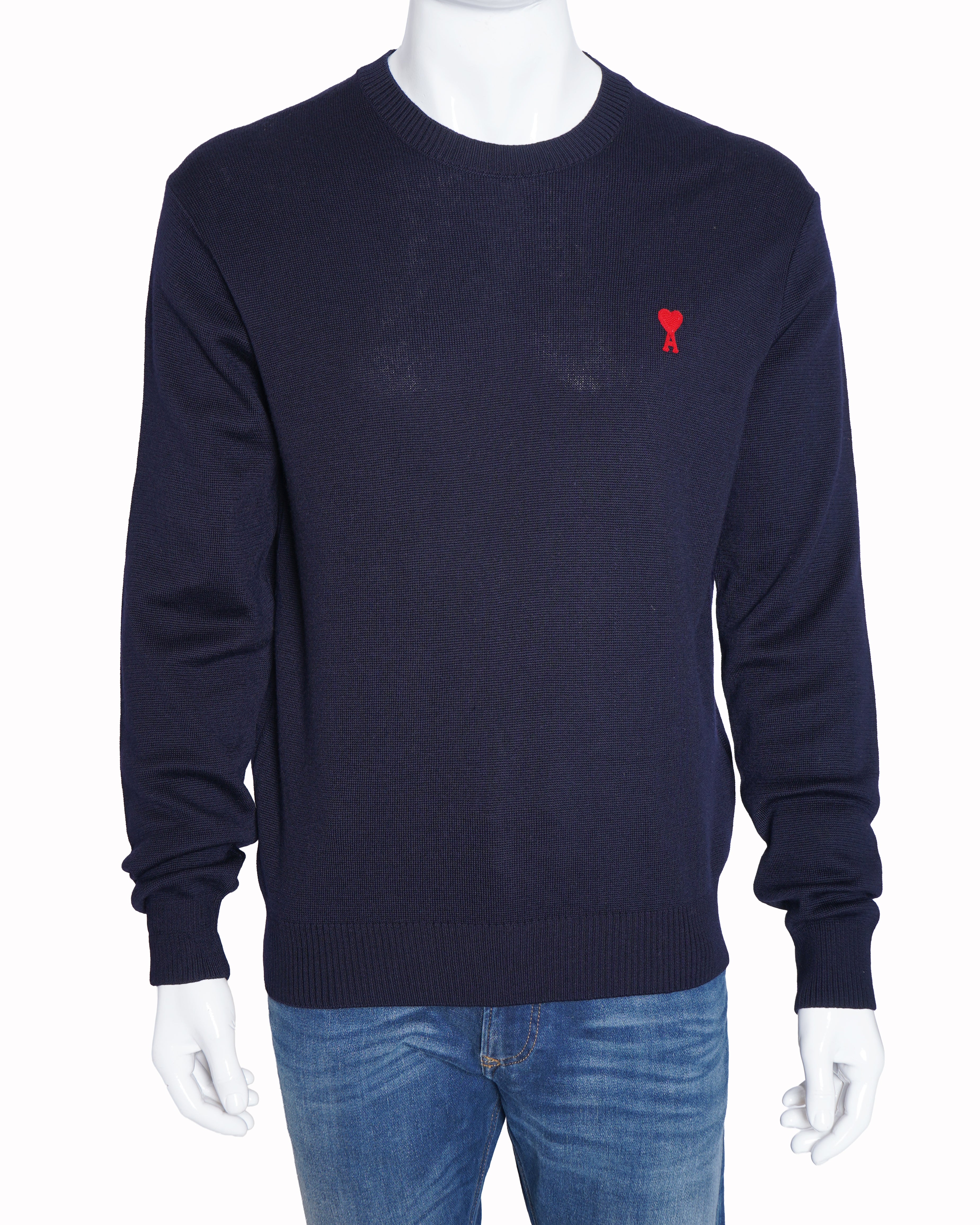 Ami Paris Sweatshirt in navy blue