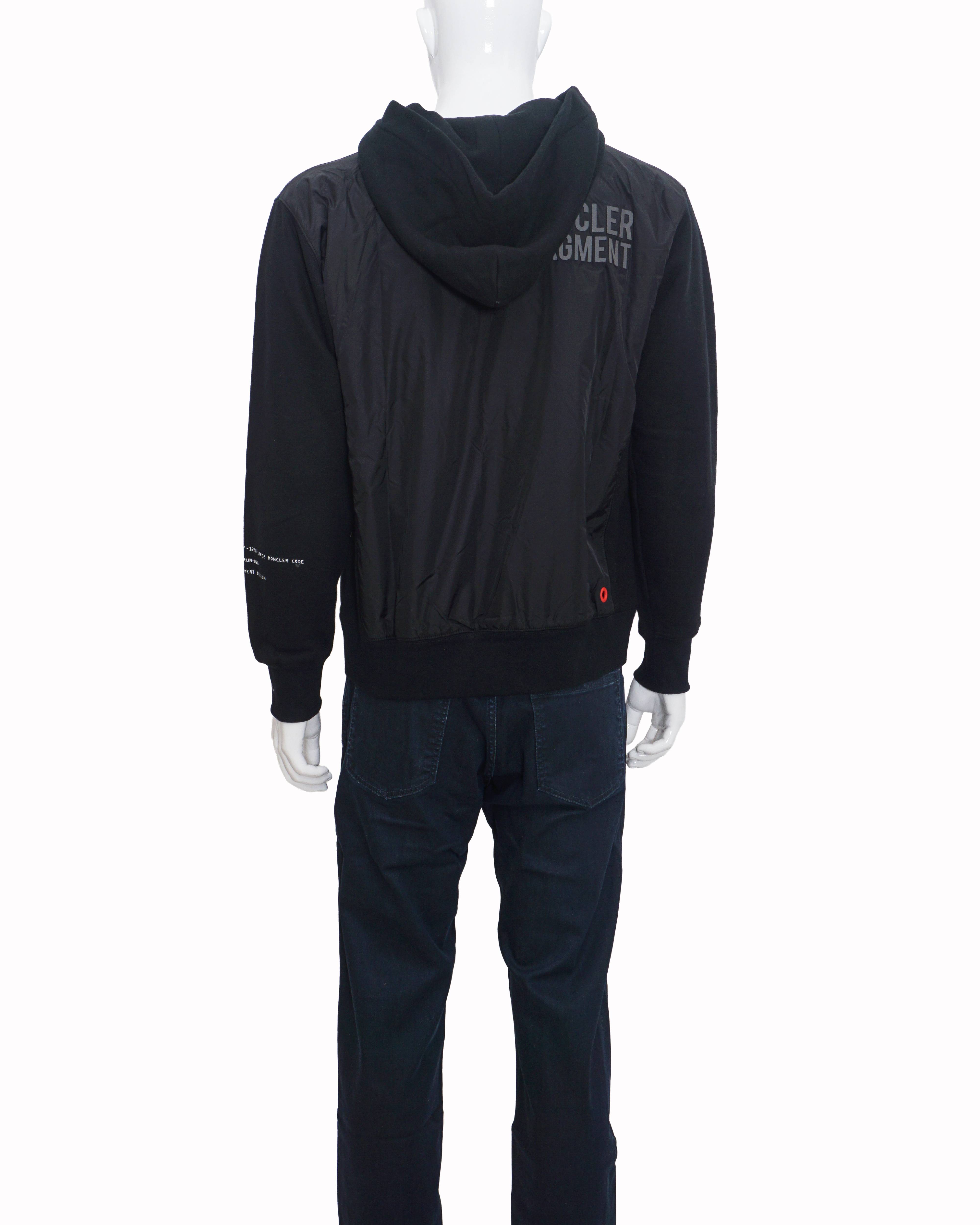 Moncler - 7 Moncler Fragment Shell-Panelled Loopback Cotton-Jersey Zip-Up Hoodie