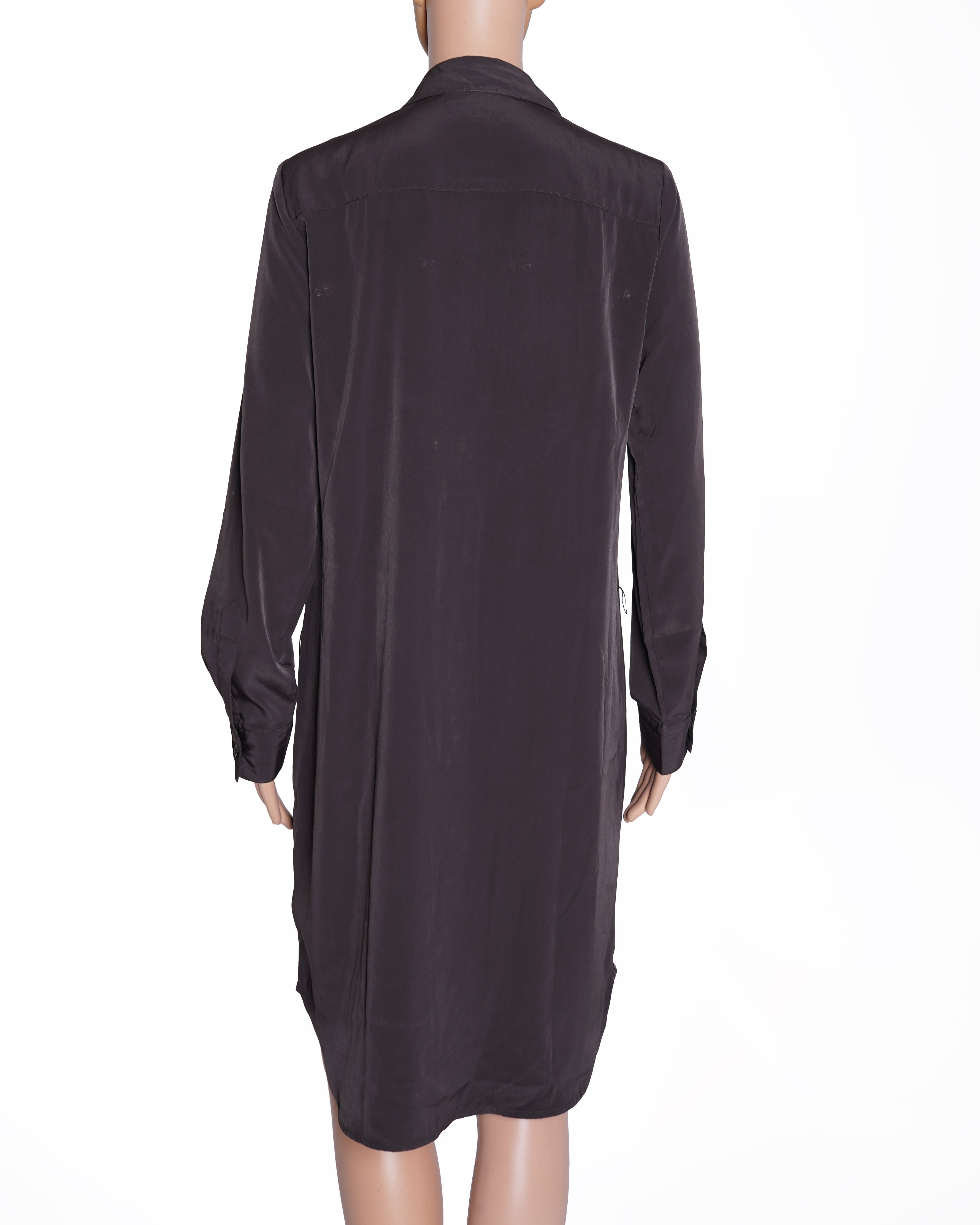 Michael Kors Shirt Dress In Black
