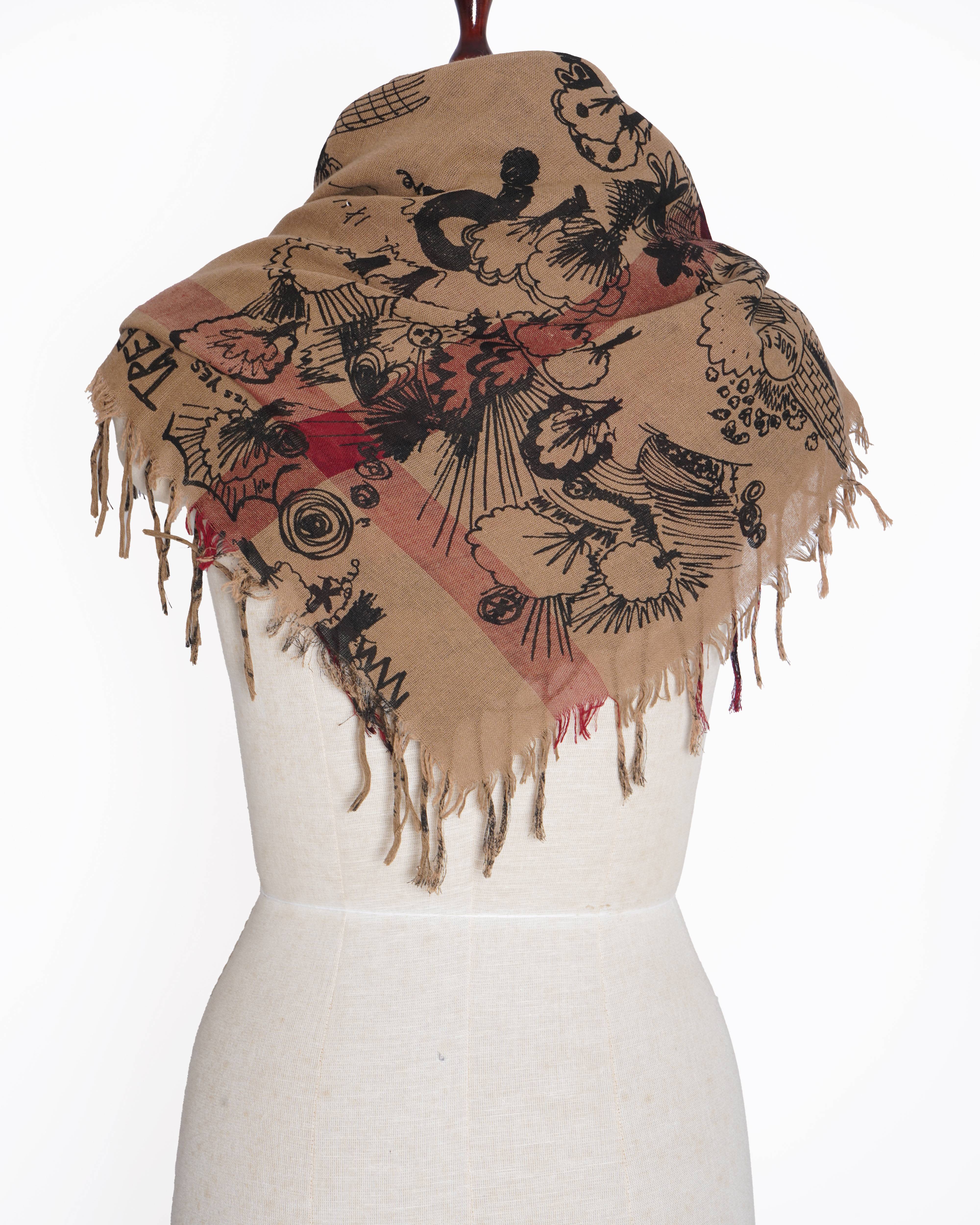 Burberry printed stole