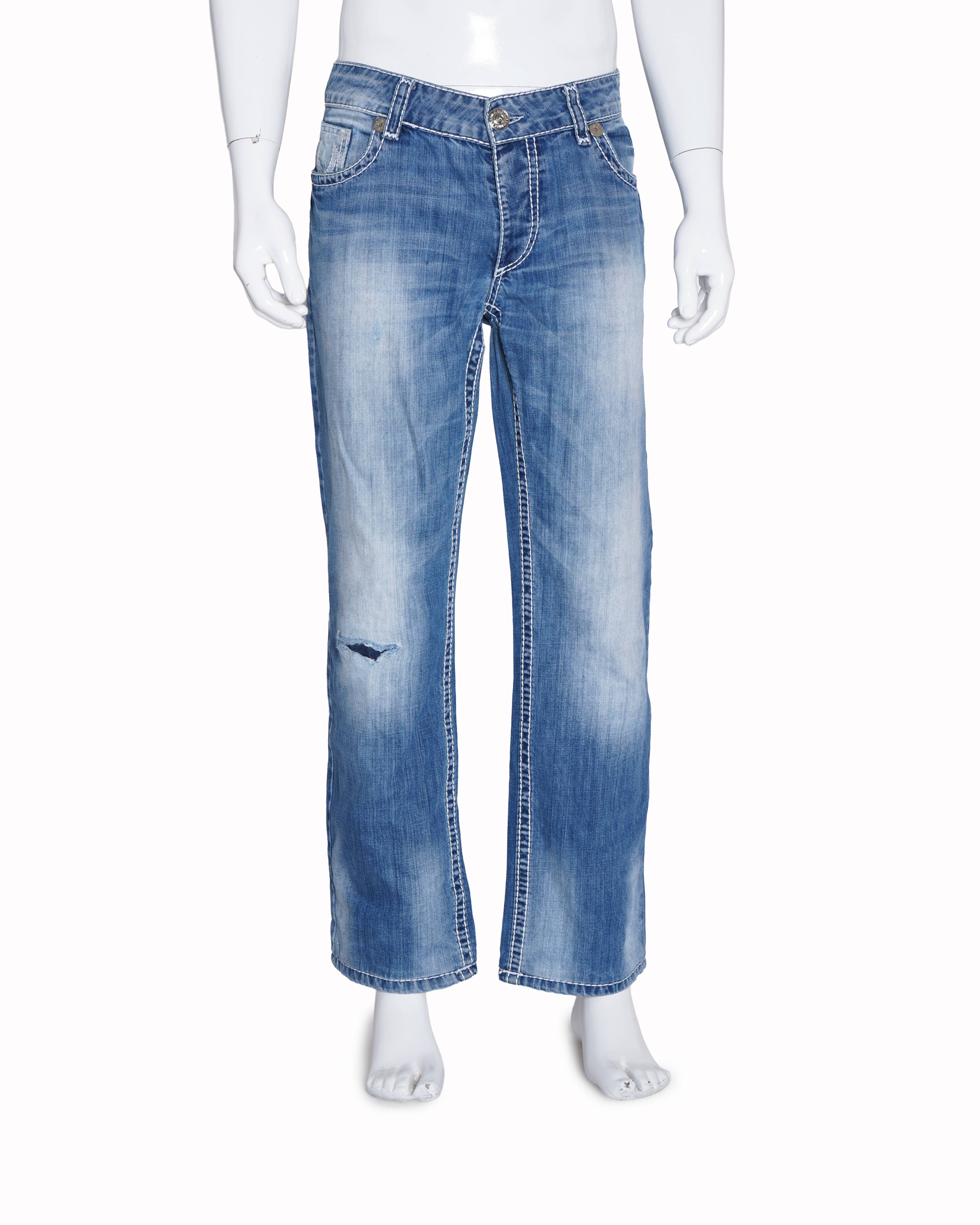 True religion blue faded denim Jeans