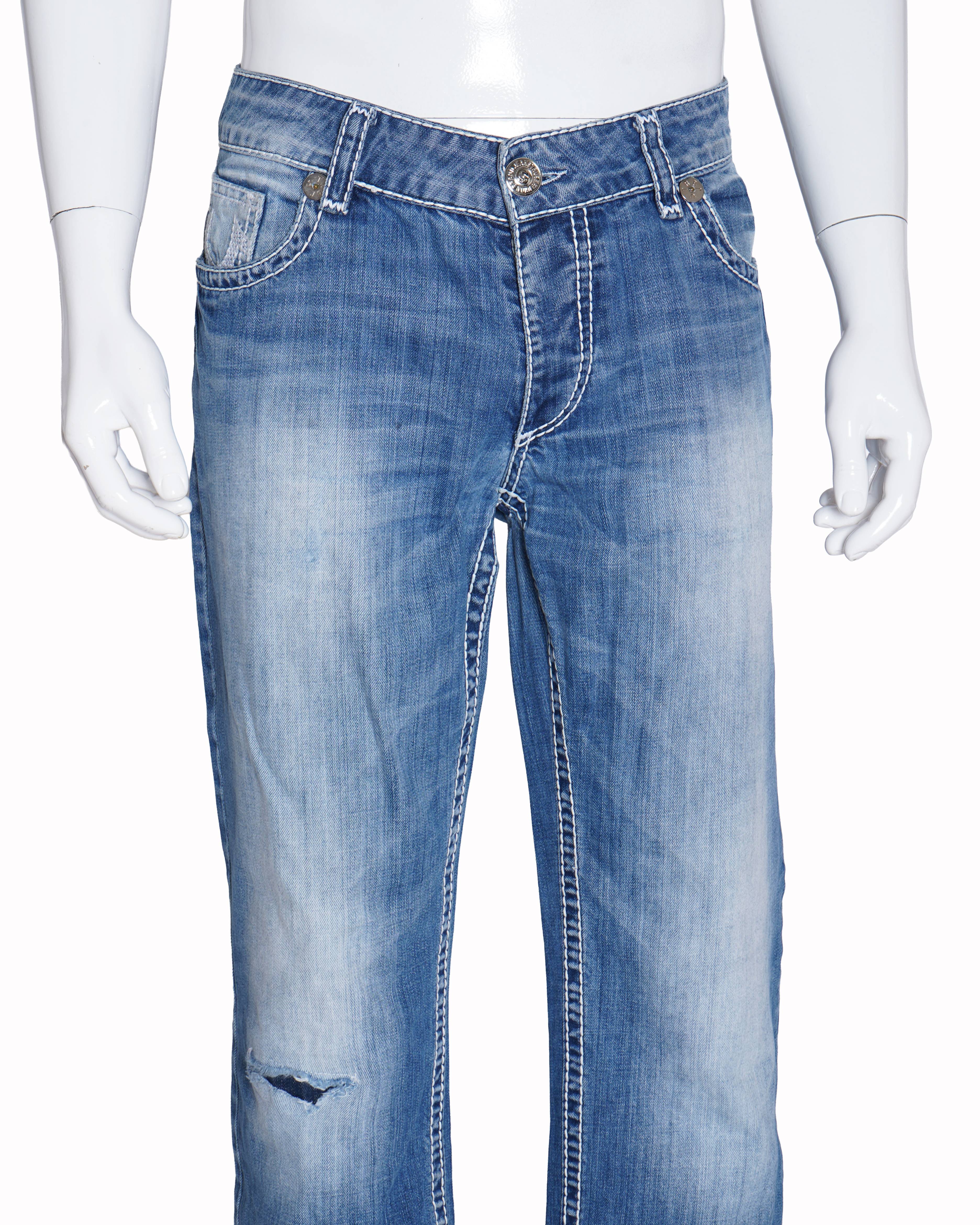 True religion blue faded denim Jeans