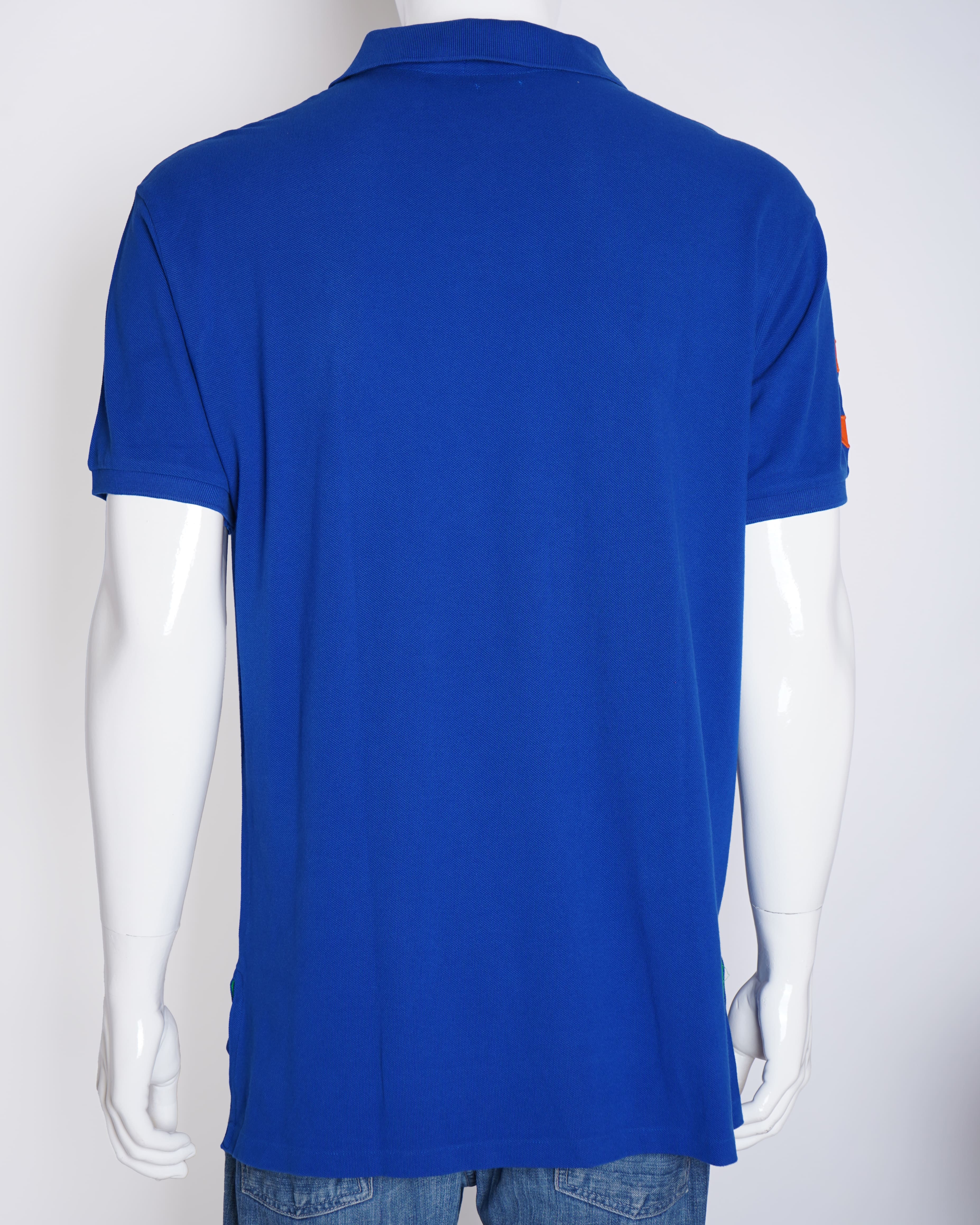 Ralph lauren royal blue half sleeve polo tshirt for men