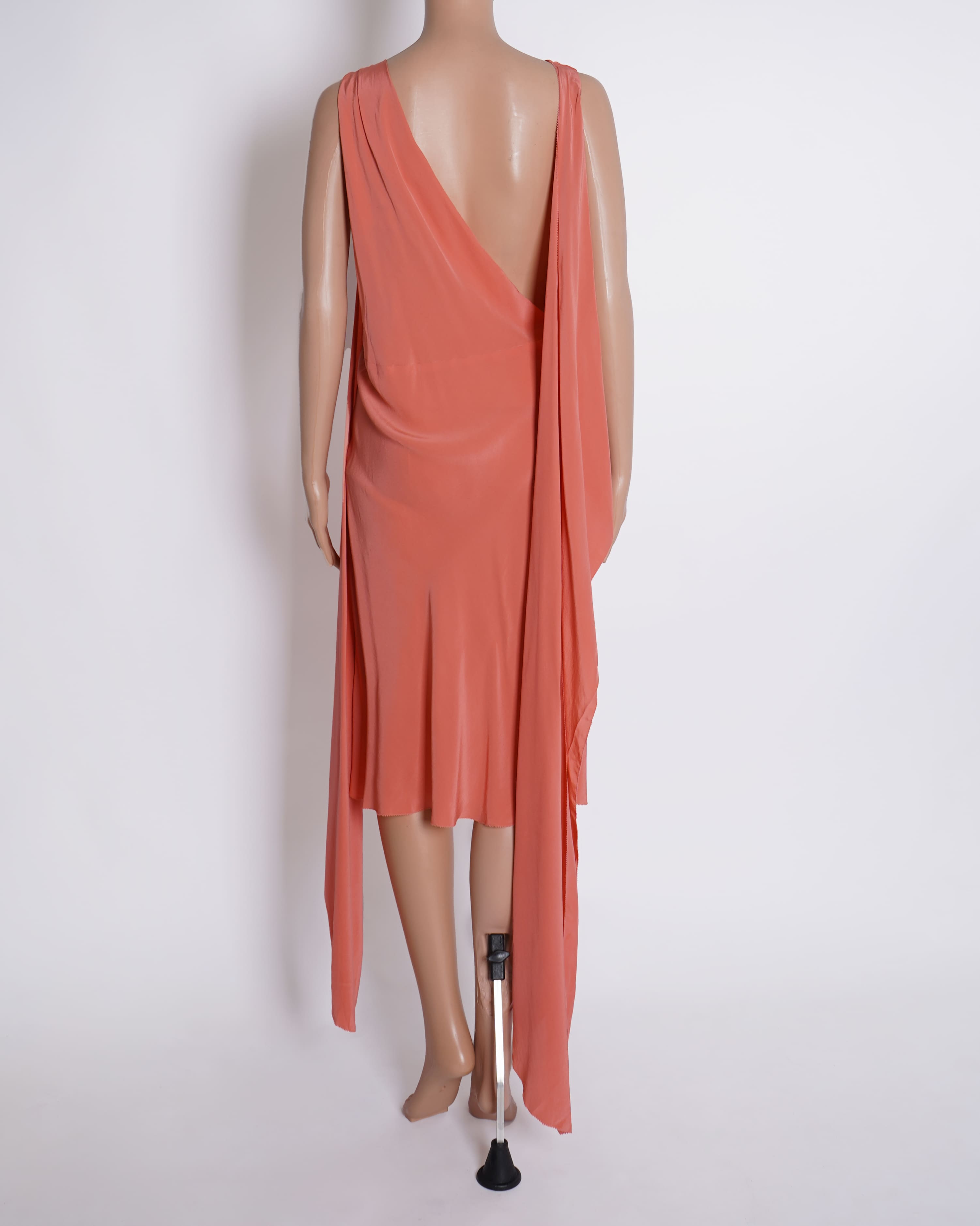 New All Dressed Up Musca Drape Goddess Dress