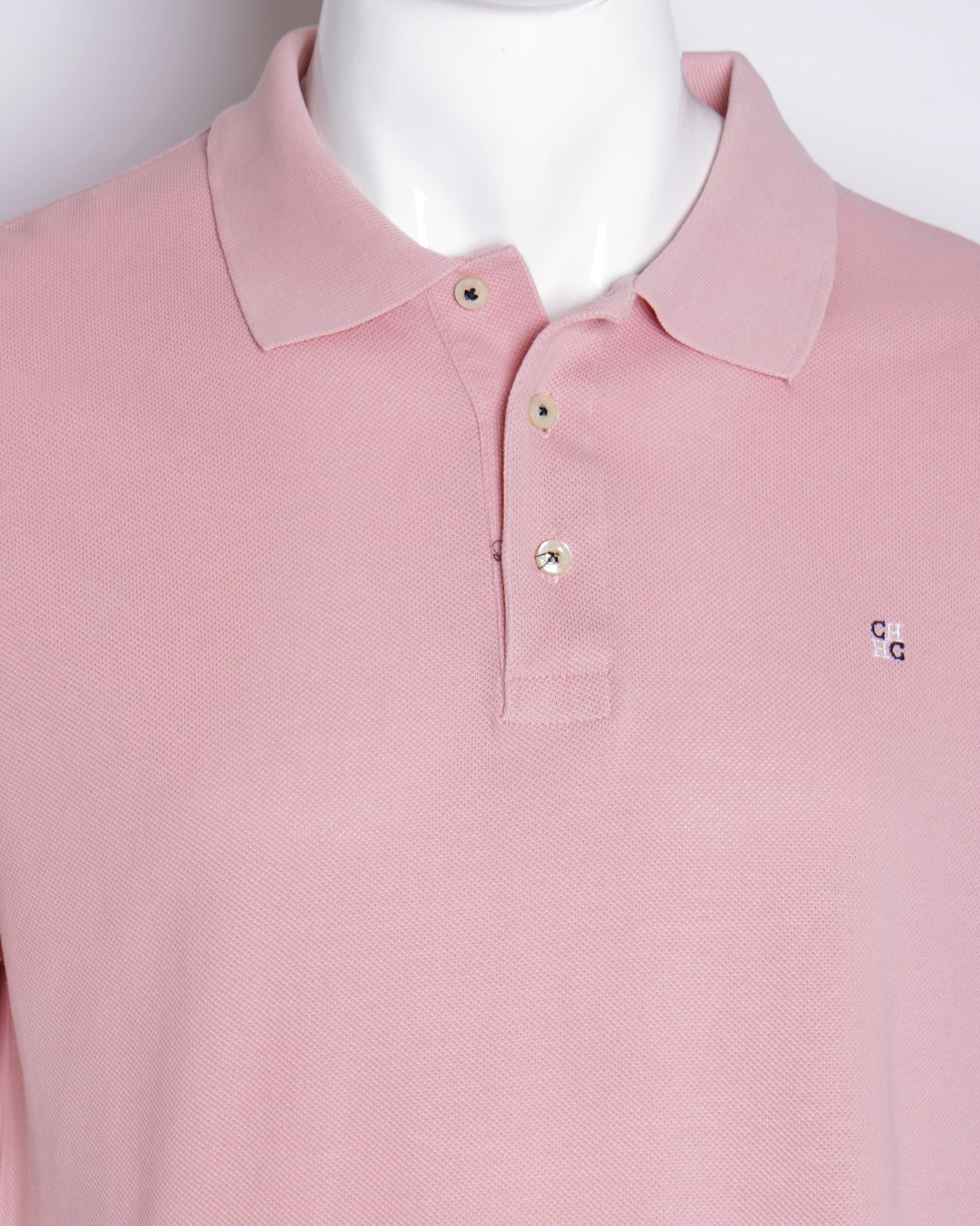 Carolina Herrera Polo Men's Tshirt In Light Pink