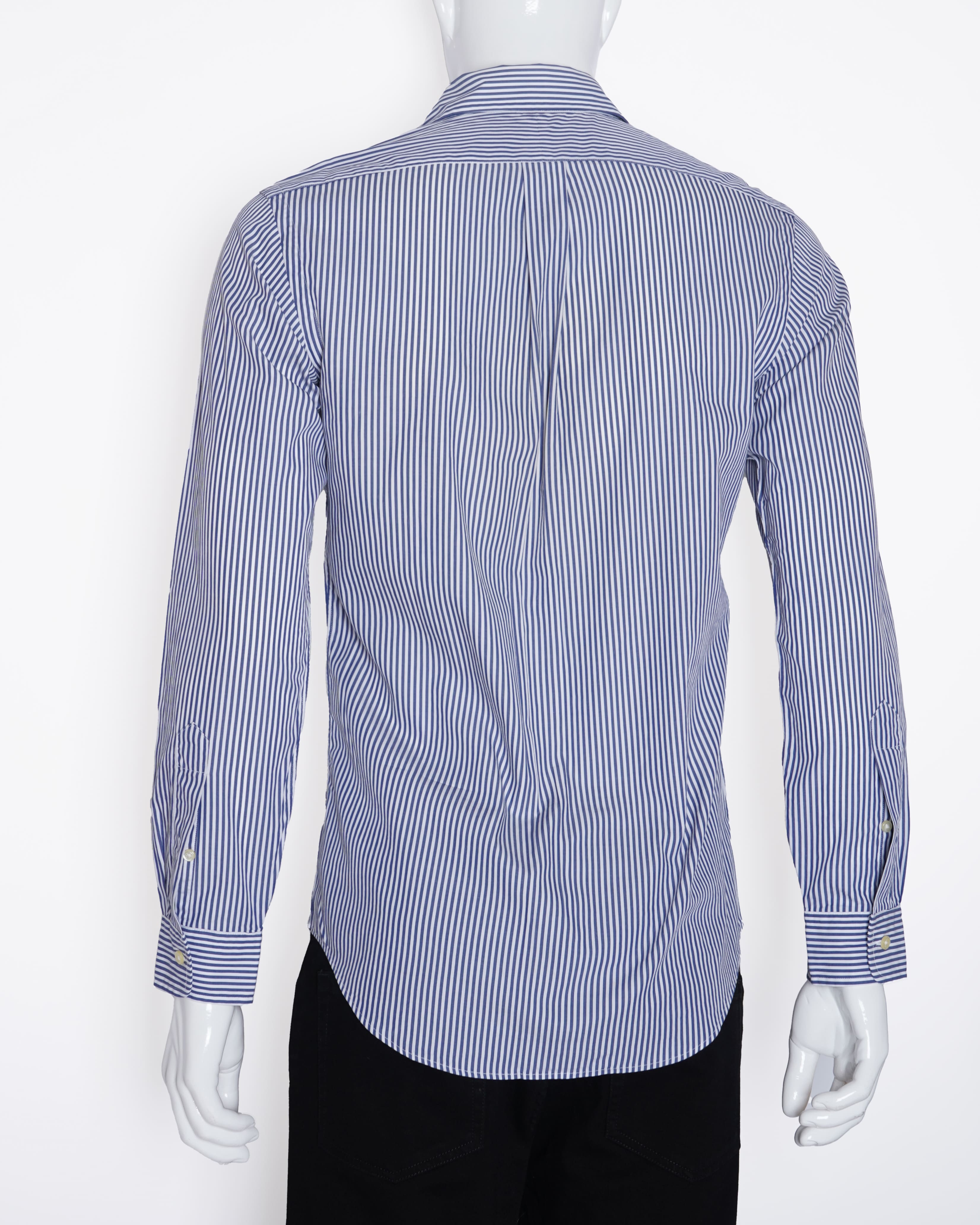 Ralph Lauren Striped Shirt in Blue & White