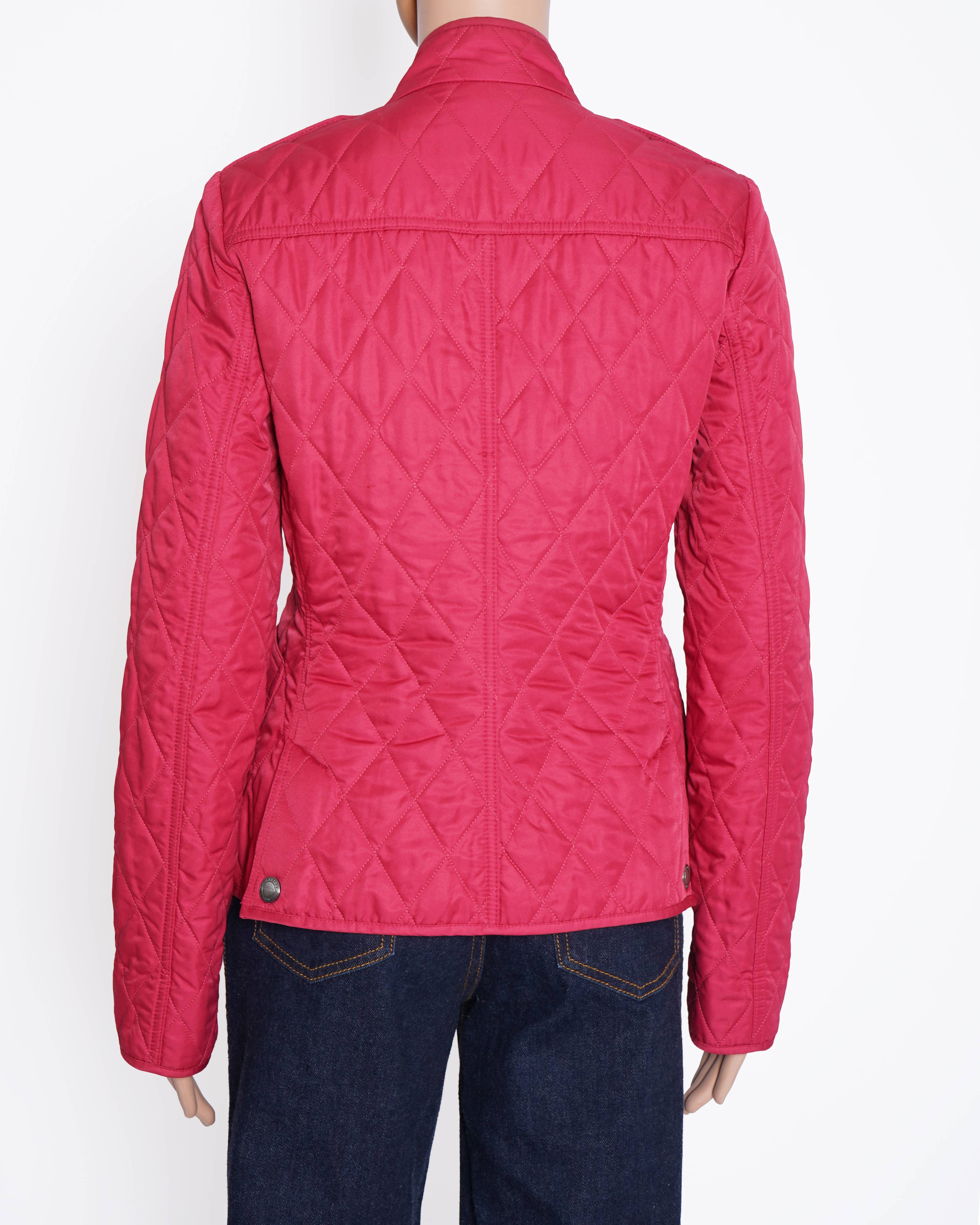 Burberry puffed red jacket