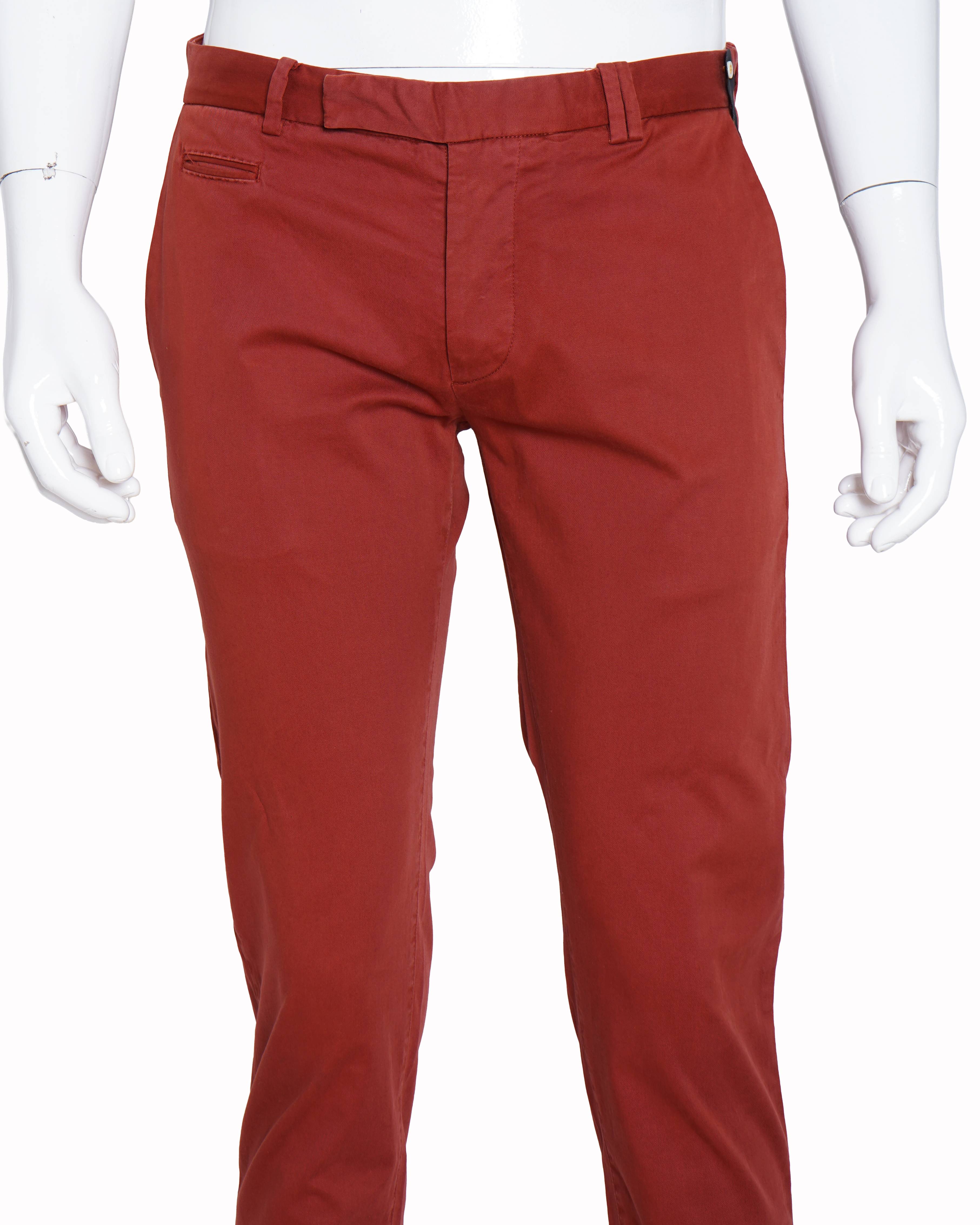 Fendi Men's Pants In The Shade Of Rust