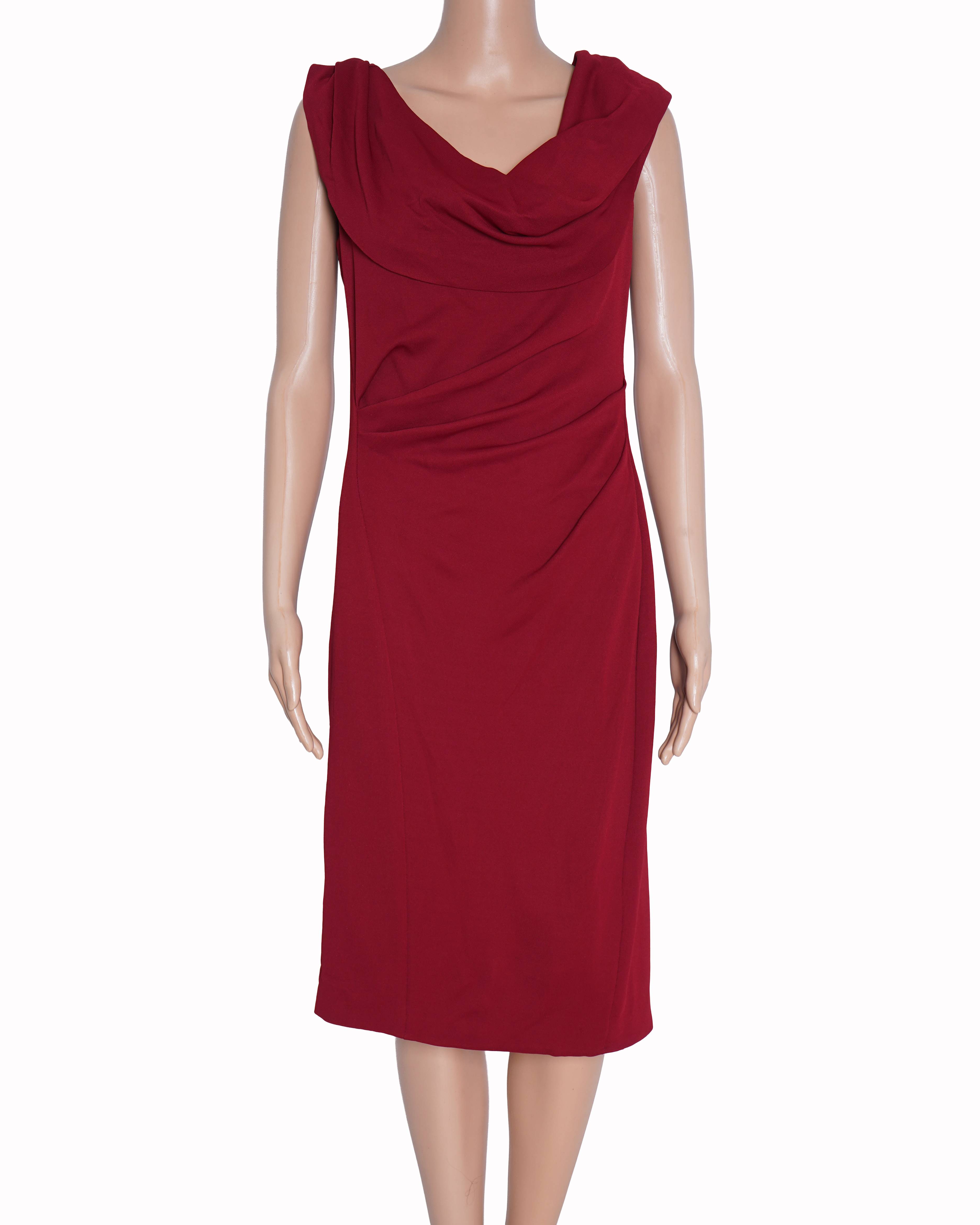 Donna karan red mini dress