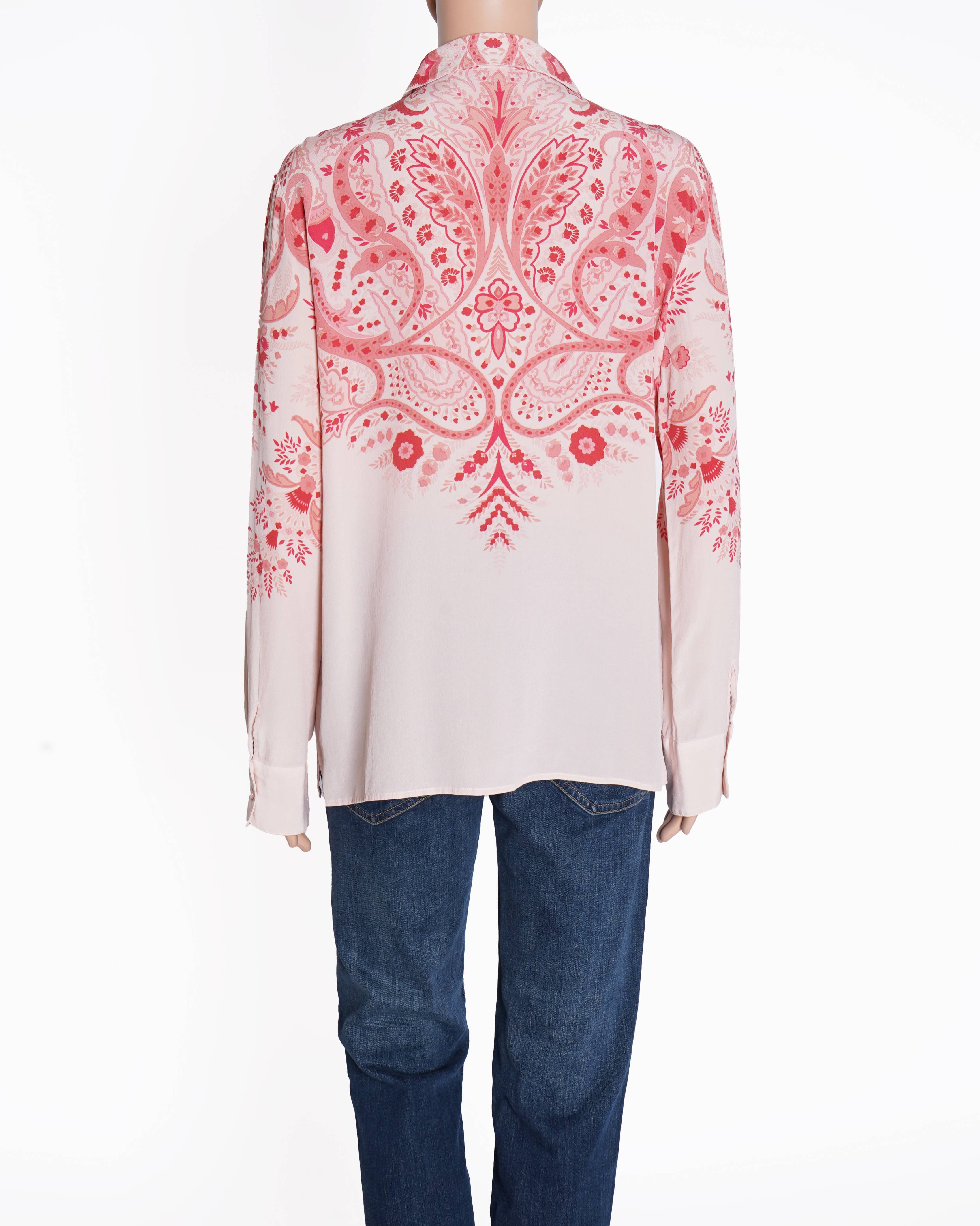 Etro printed paisley long sleeve shirt