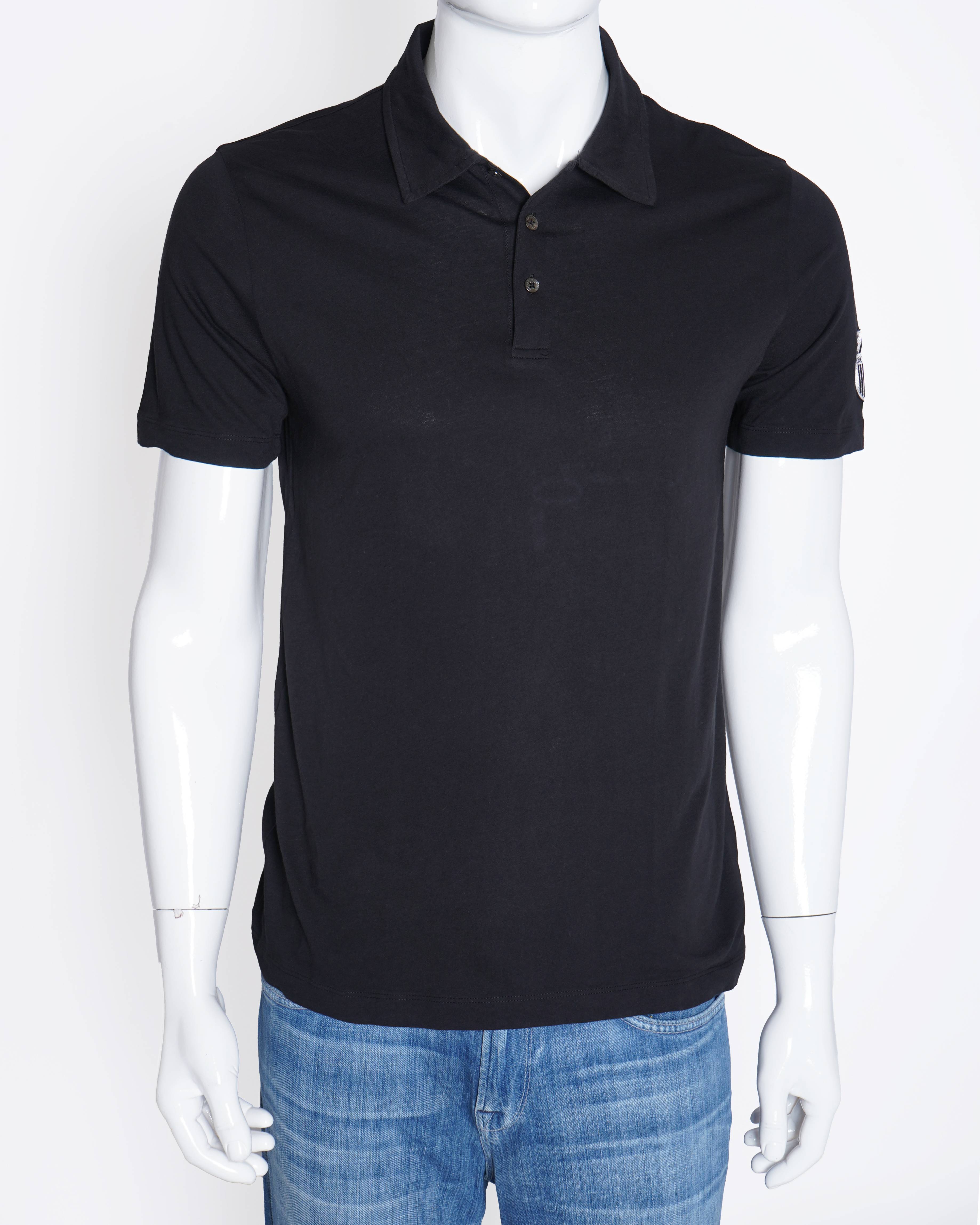 Emporio Armani EA7 Black Polo T-shirt