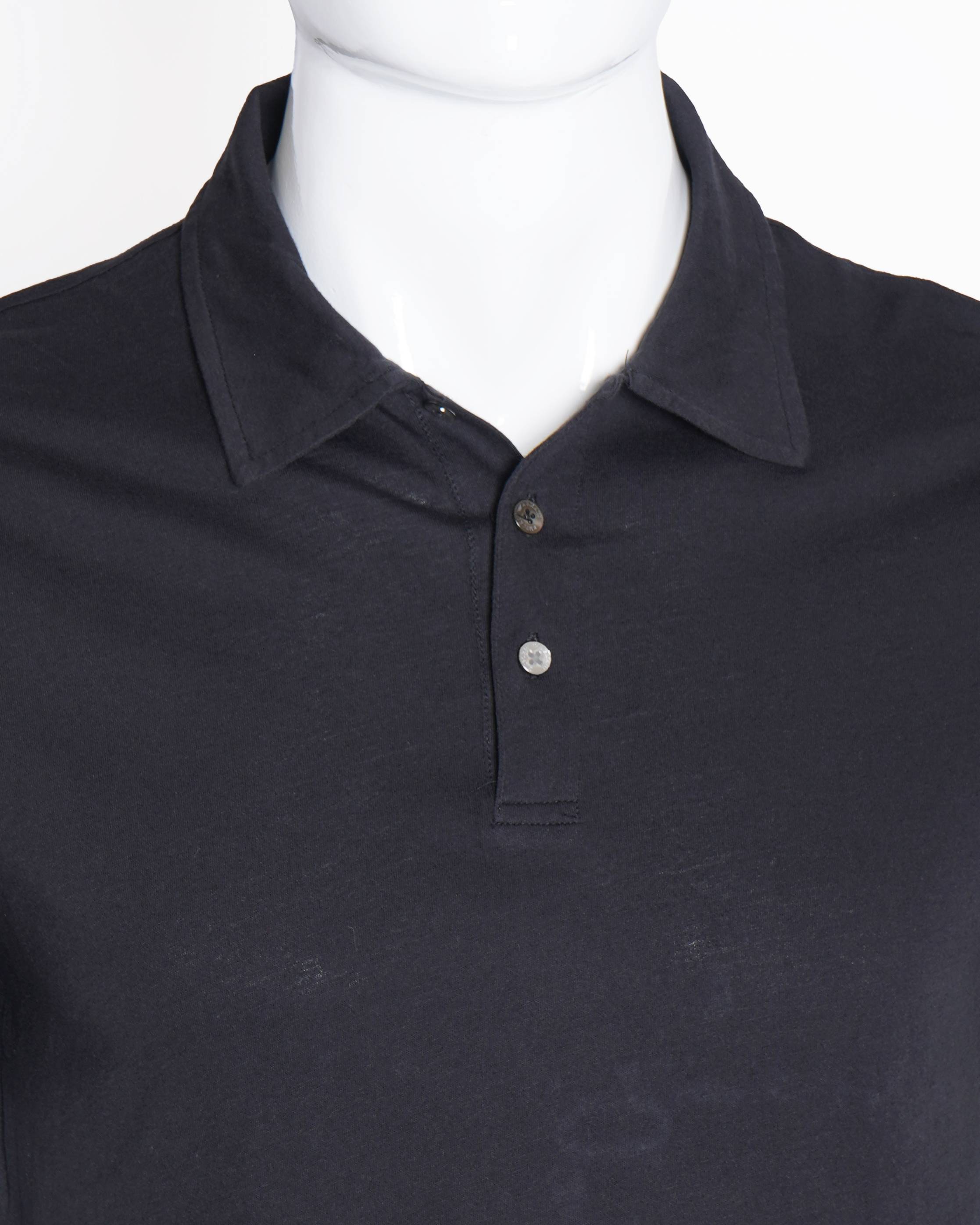 Emporio Armani EA7 Black Polo T-shirt
