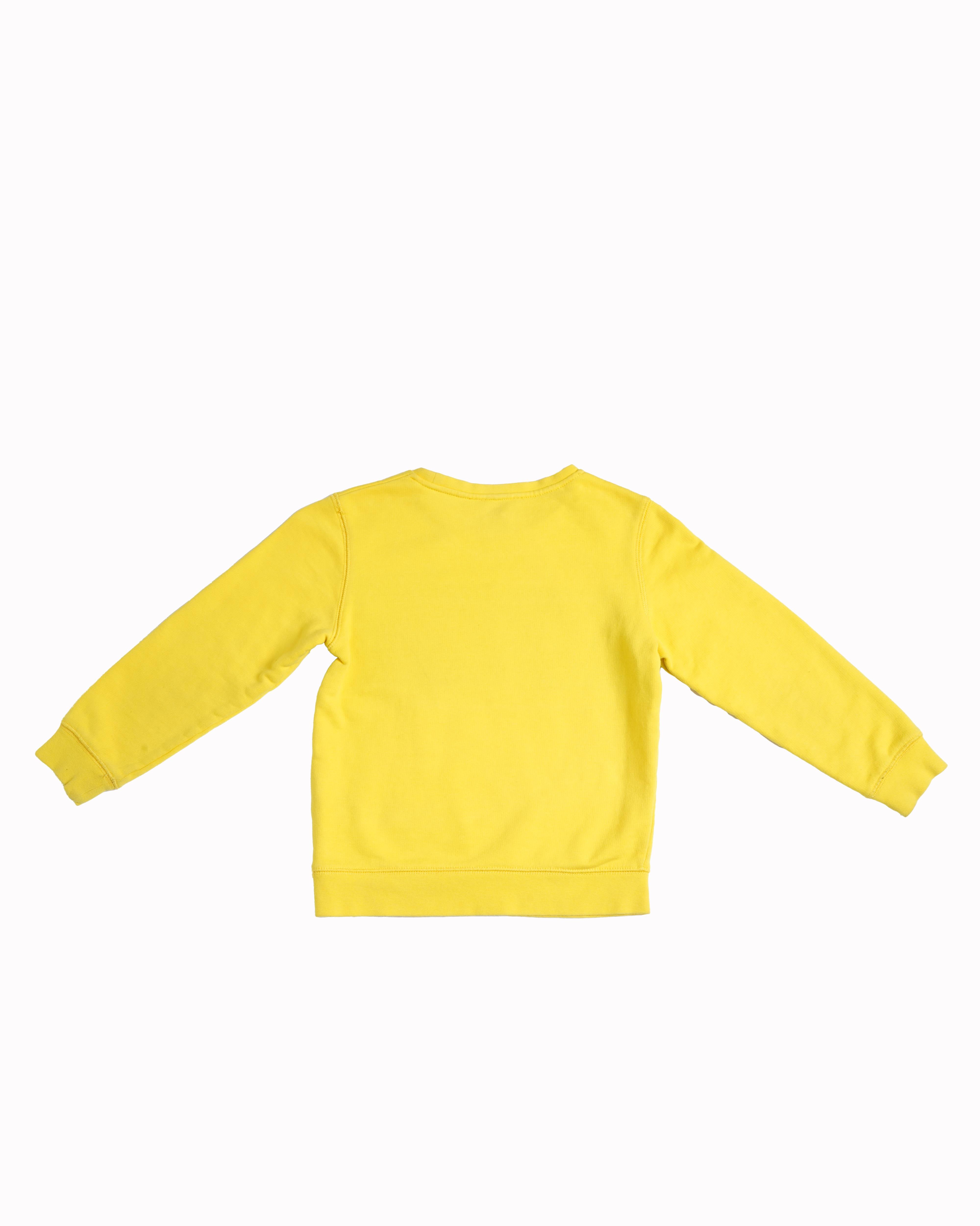 Emporio Armani Kids Relaxed Fit Sweatshirt with Contrast Logo