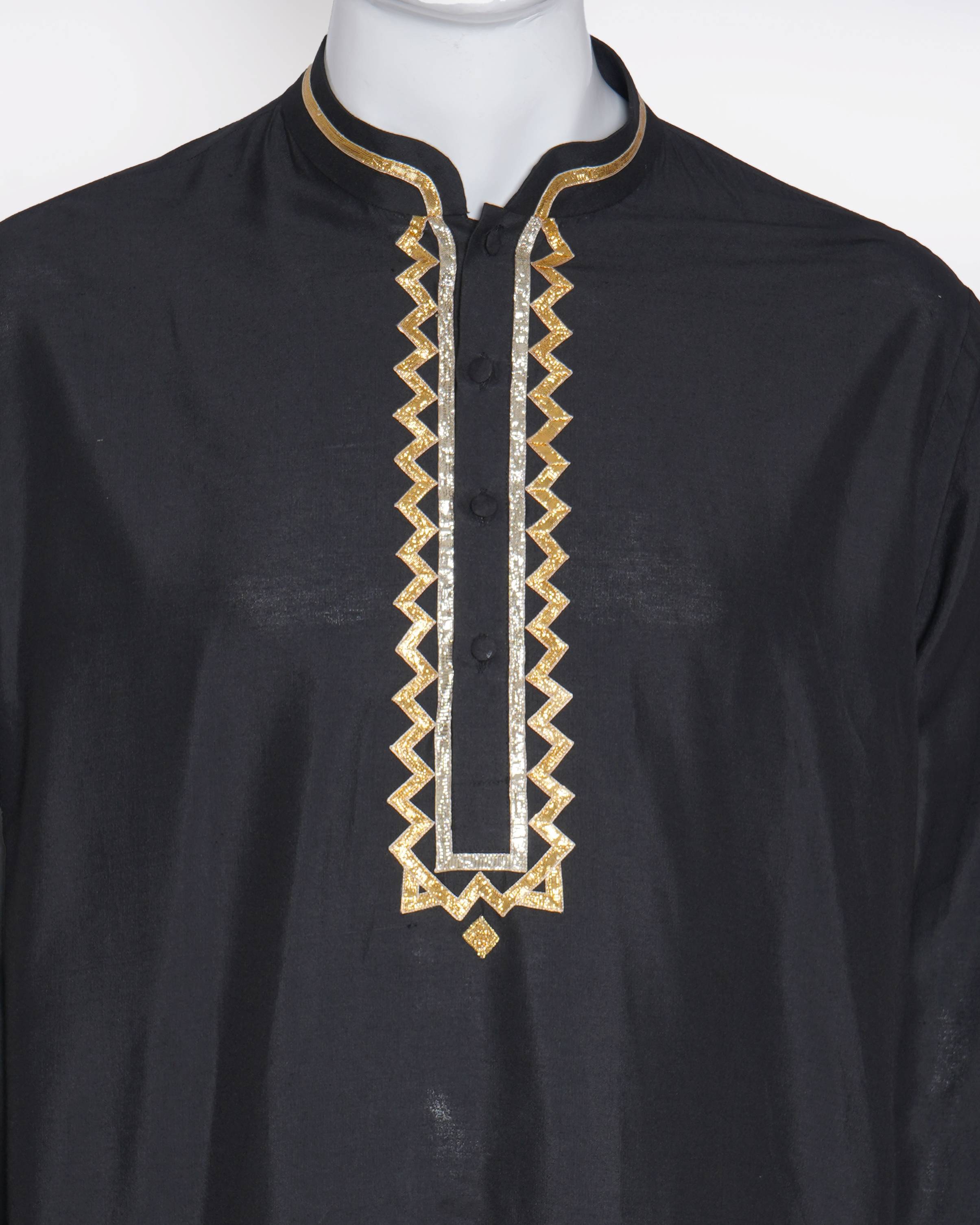Mard by abu jani plain
Black kurta