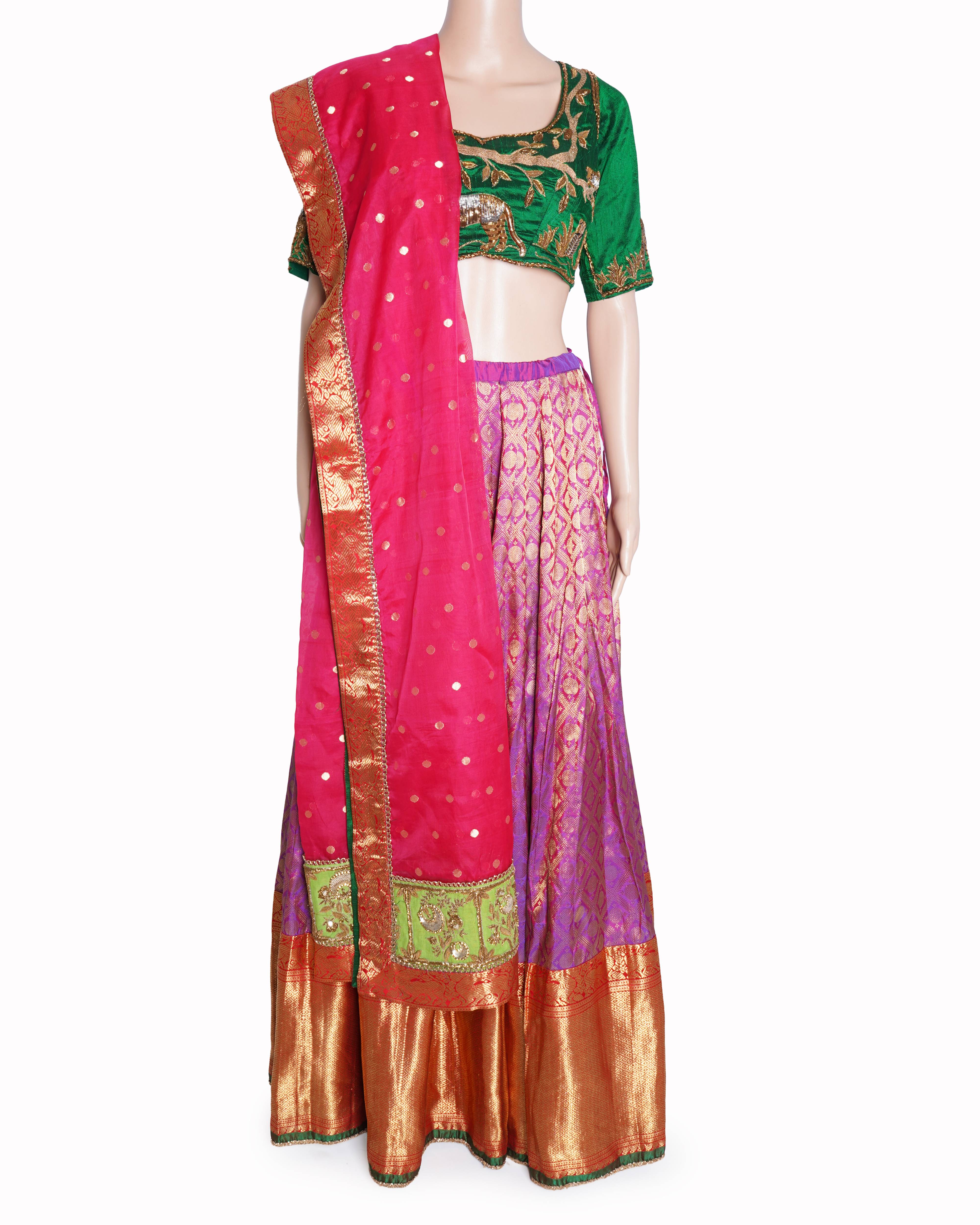 Gaurang Kanjeevaram Lehenga Set