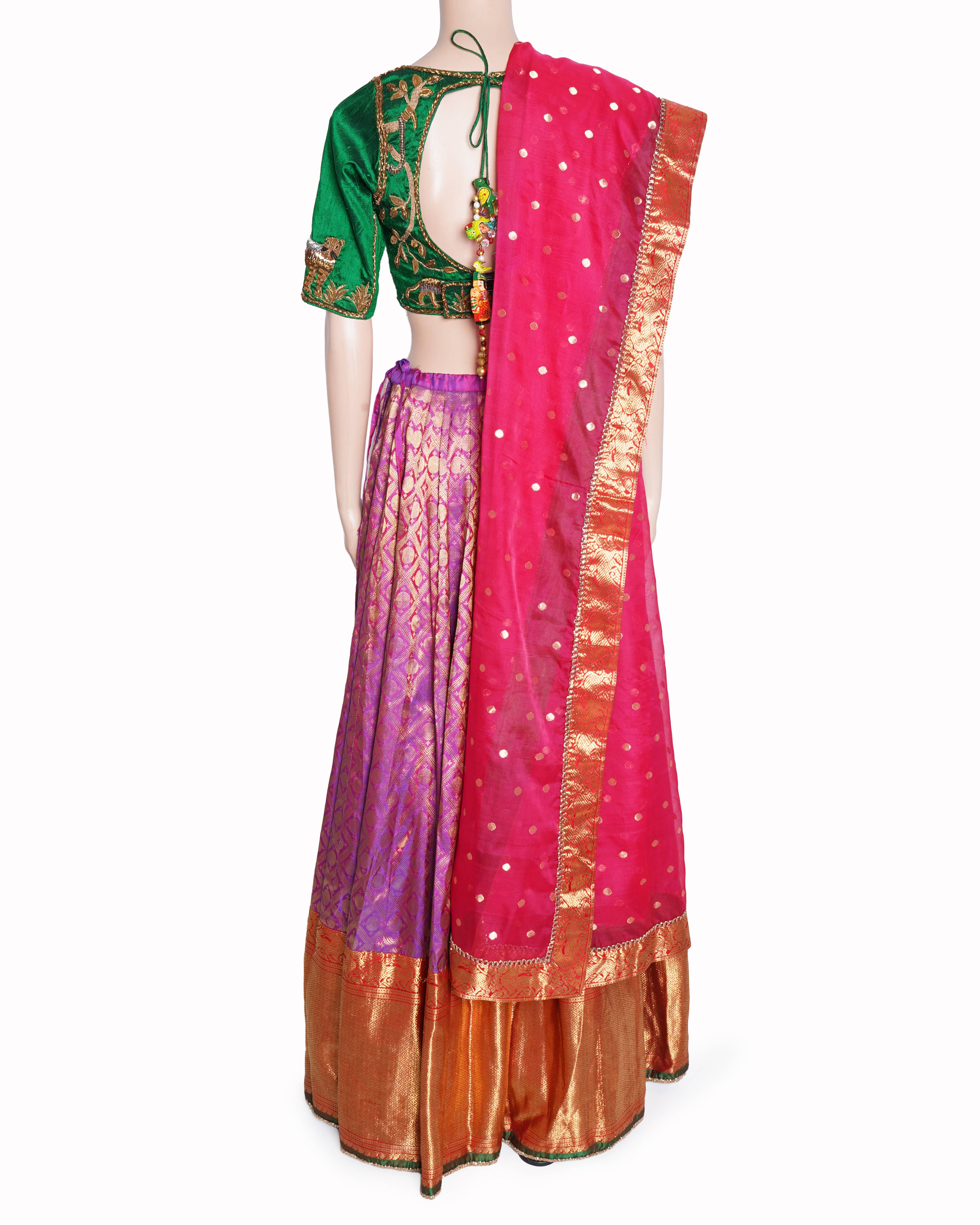 Gaurang Kanjeevaram Lehenga Set